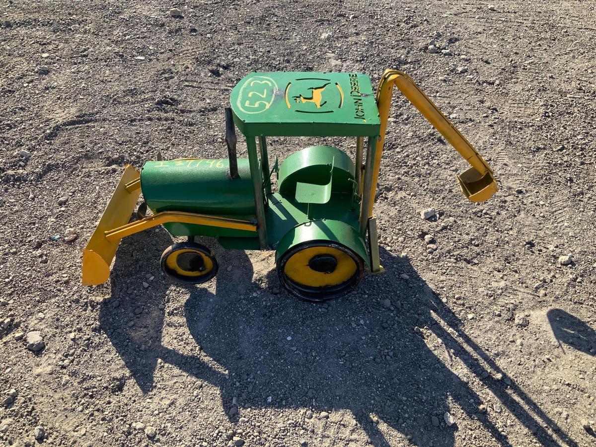 John Deere Backhoe Decor