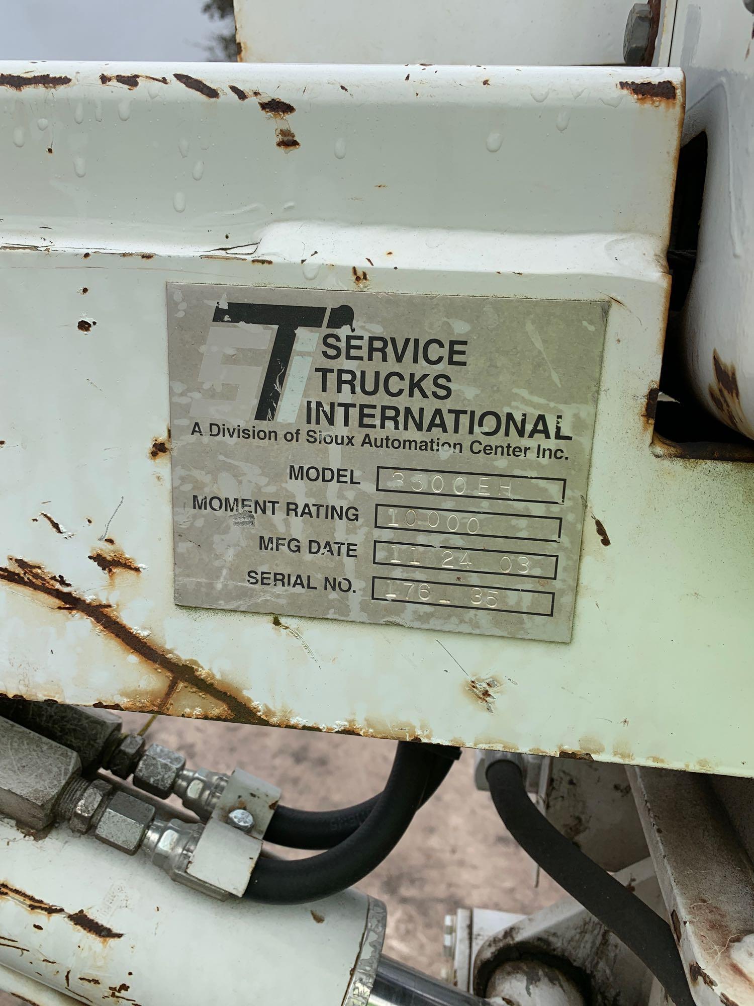 2004 Sterling Acterra Bucket Service Crane Truck