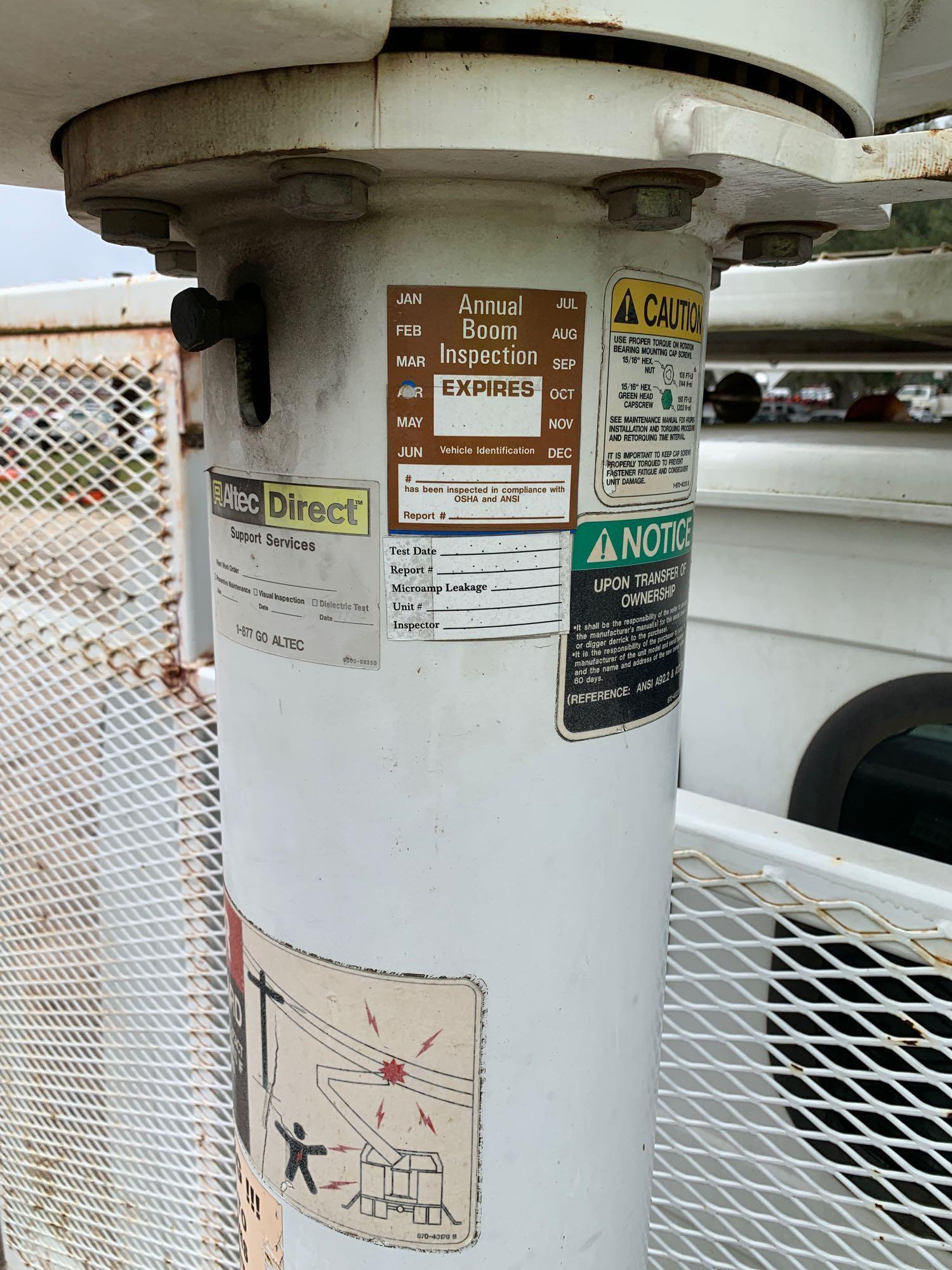 2004 Sterling Acterra Bucket Service Crane Truck