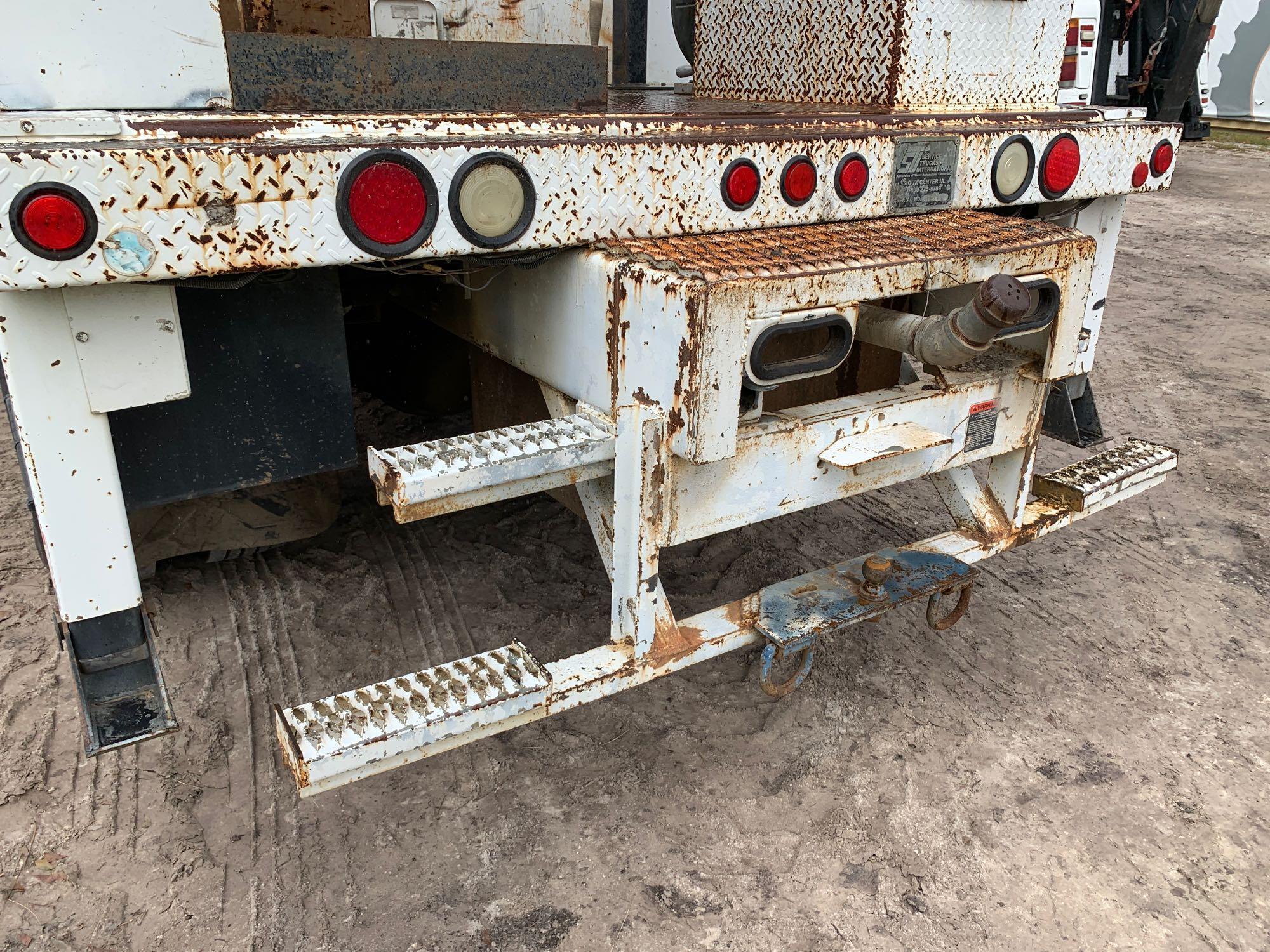 2004 Sterling Acterra Bucket Service Crane Truck