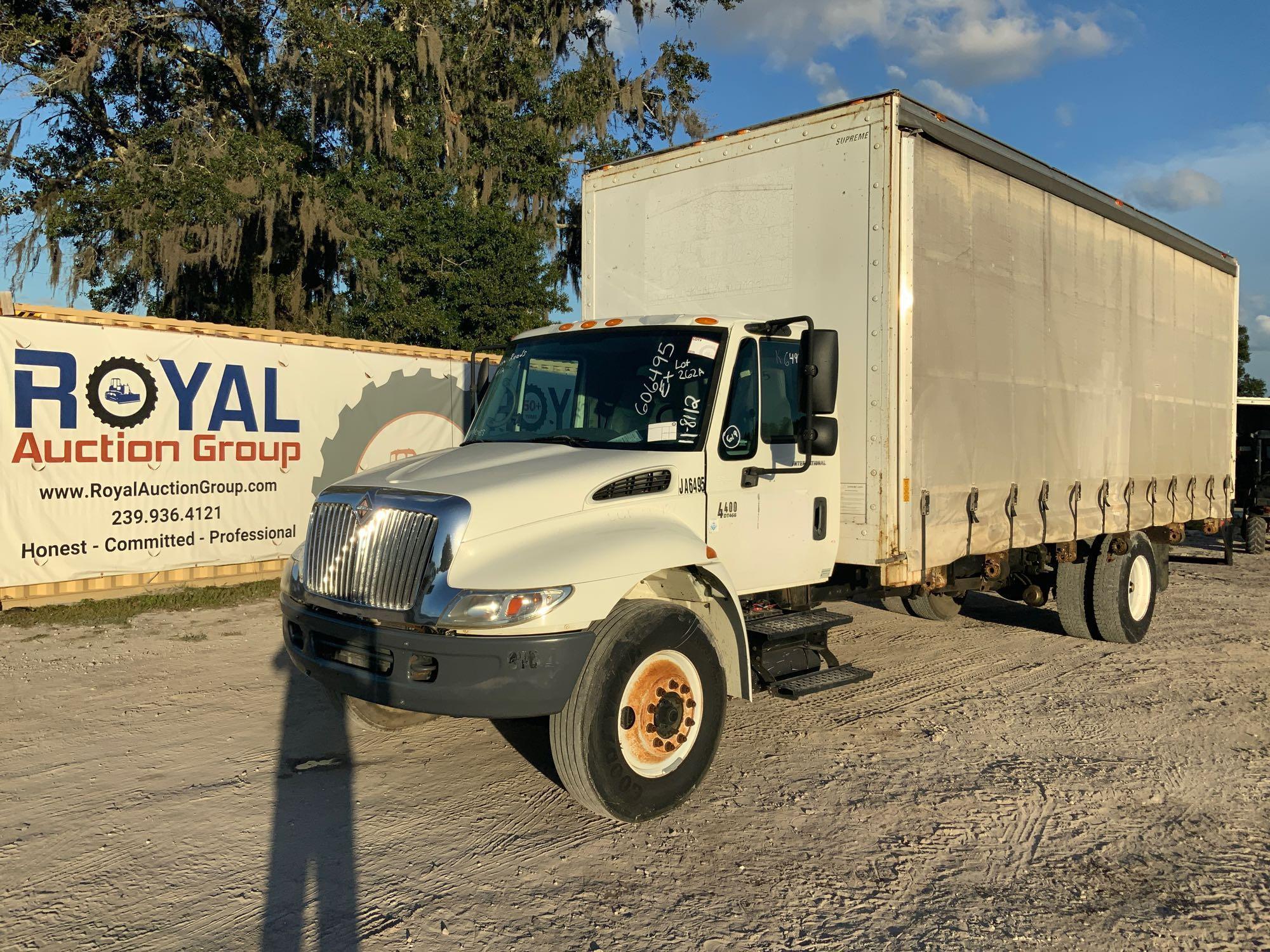 2004 International 4400 Open Sides Box Truck