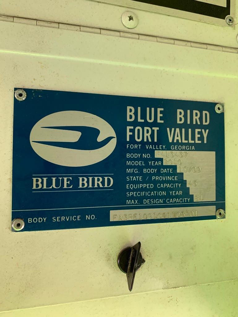 2010 Blue Bird All American 45 Passenger Bus