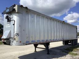 2010 Warren WHDT-4848-2-AS 48ft Walking Floor T/A Refuse Trailer