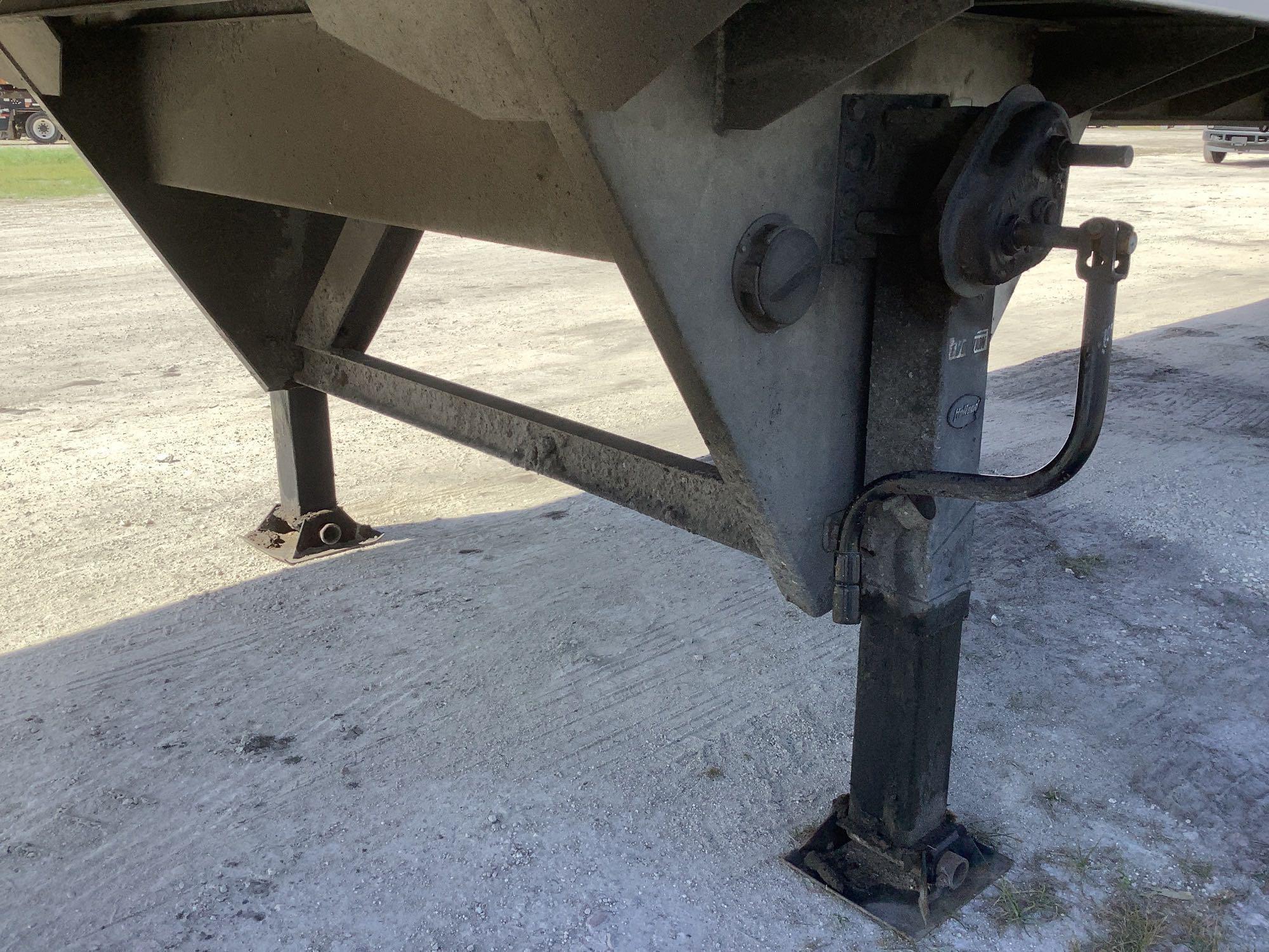 2010 Warren WHDT-4848-2-AS 48ft Walking Floor T/A Refuse Trailer