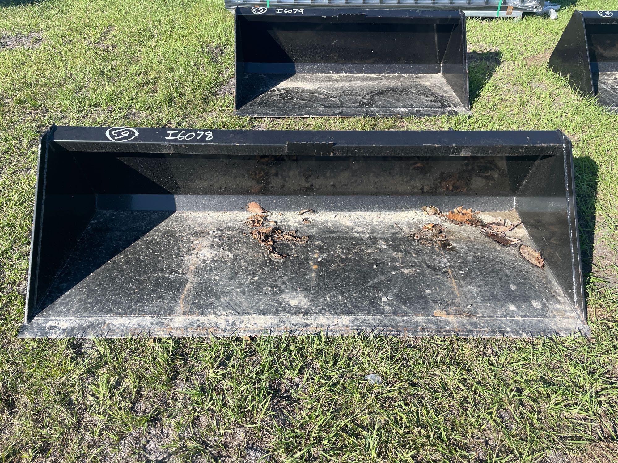 Unused 78in Skid Steer bucket