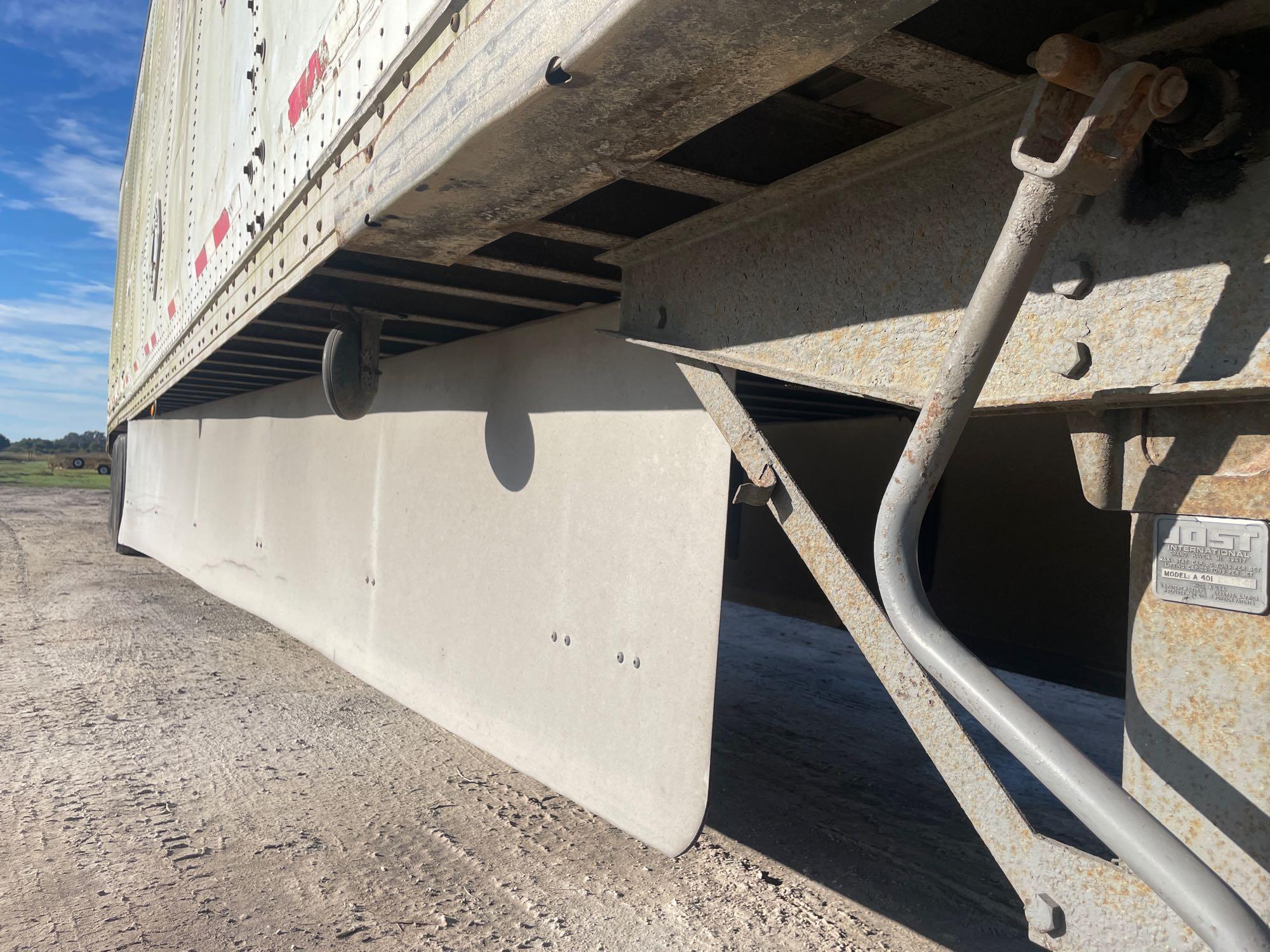 2000 Wabash 53ft T/A Box Van Semi Trailer