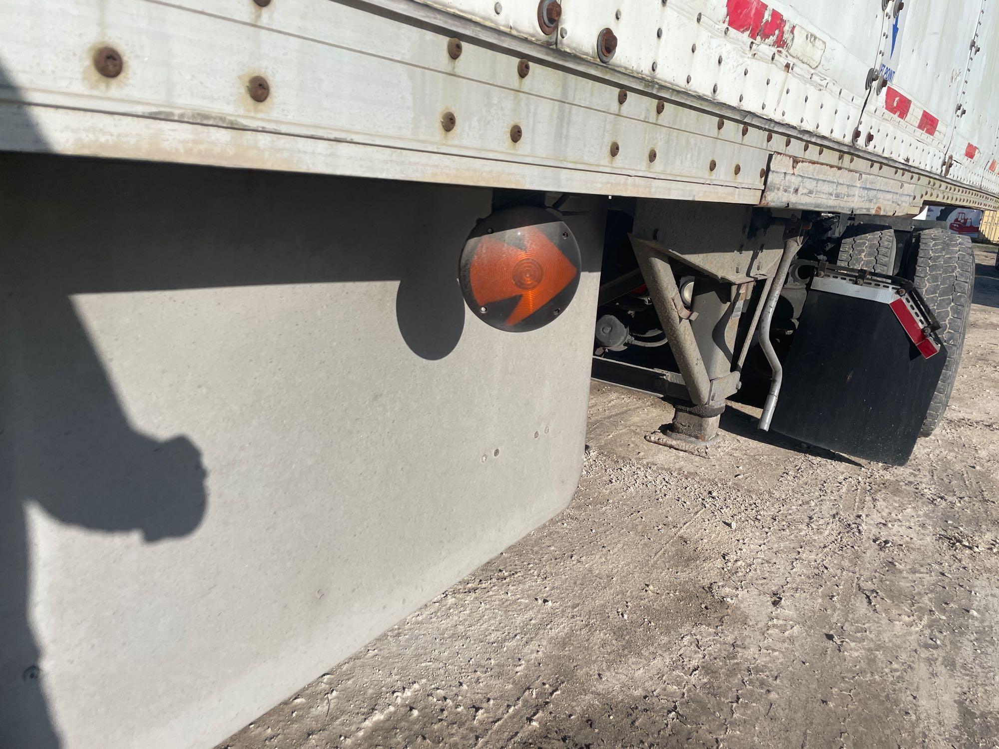 2000 Wabash 53ft T/A Box Van Semi Trailer