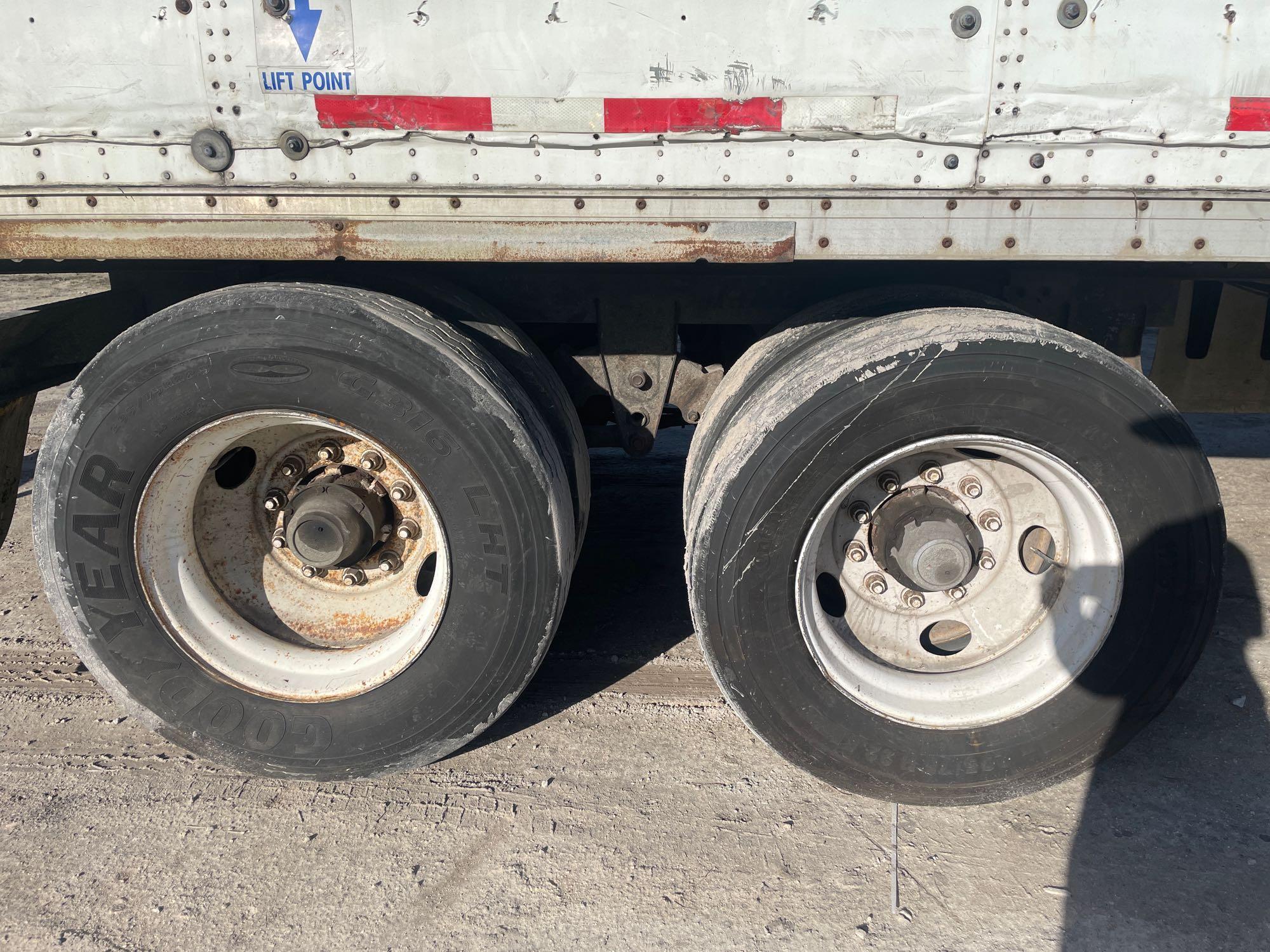 2000 Wabash 53ft T/A Box Van Semi Trailer