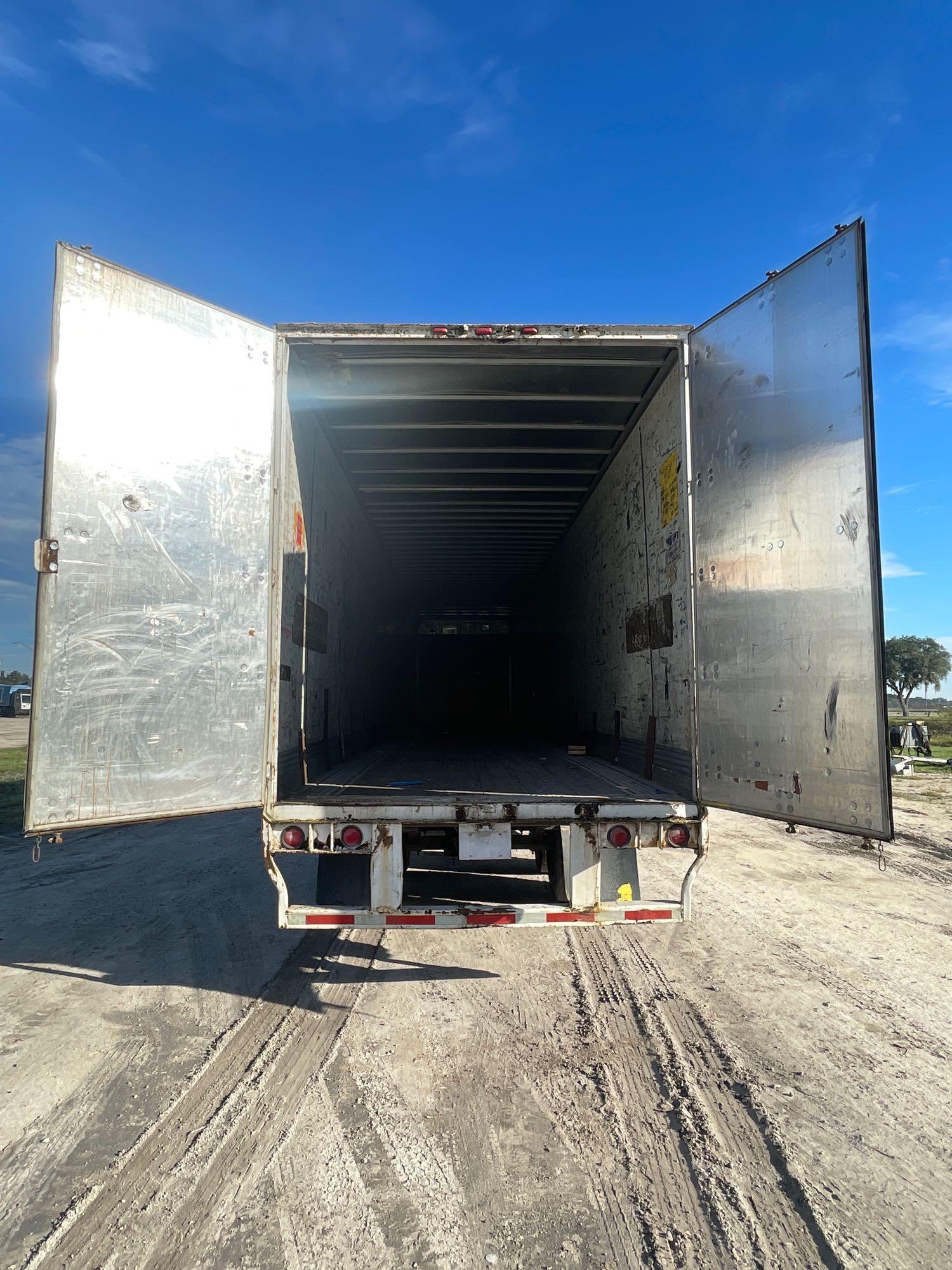 2000 Wabash 53ft T/A Box Van Semi Trailer
