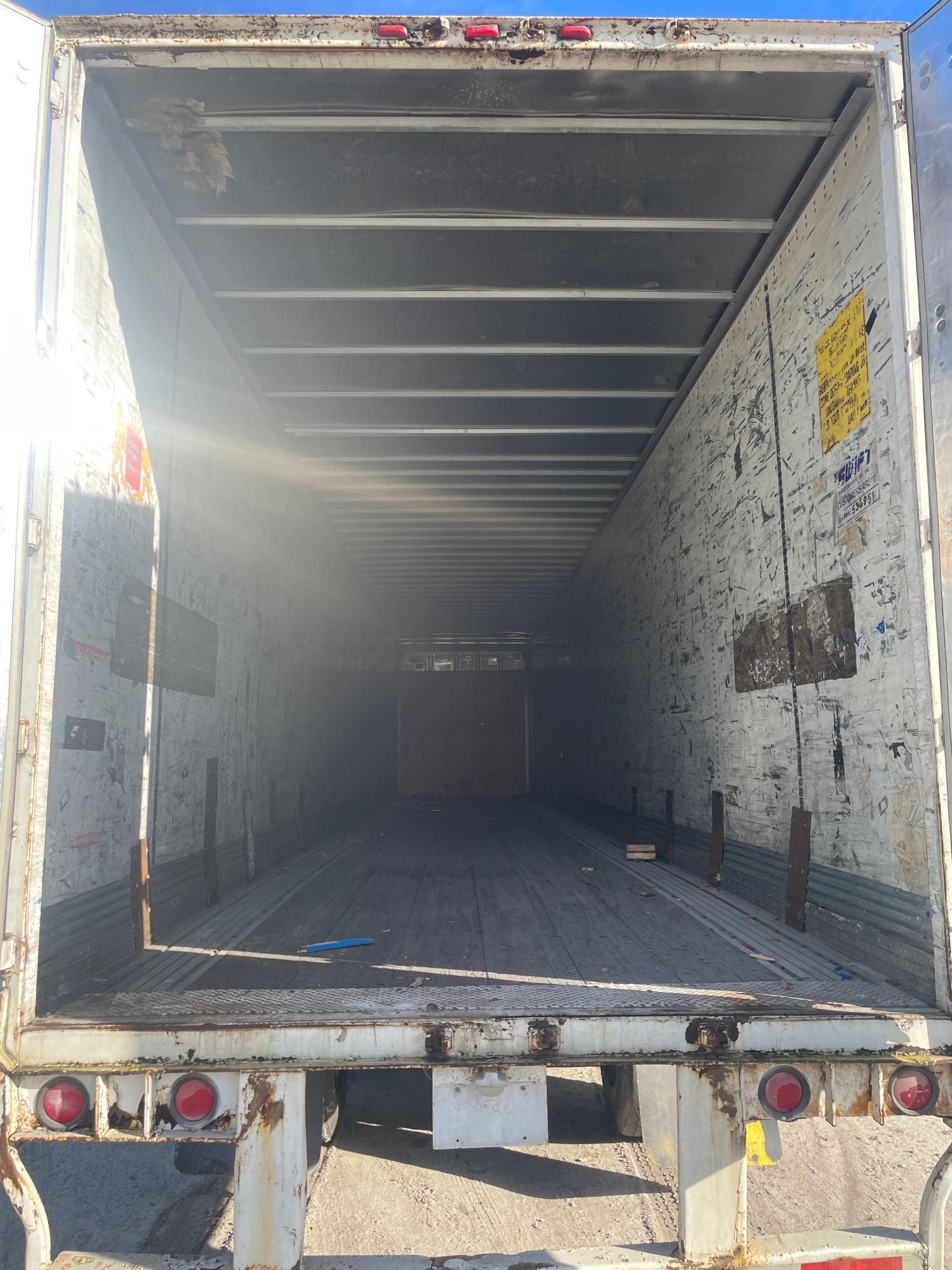 2000 Wabash 53ft T/A Box Van Semi Trailer