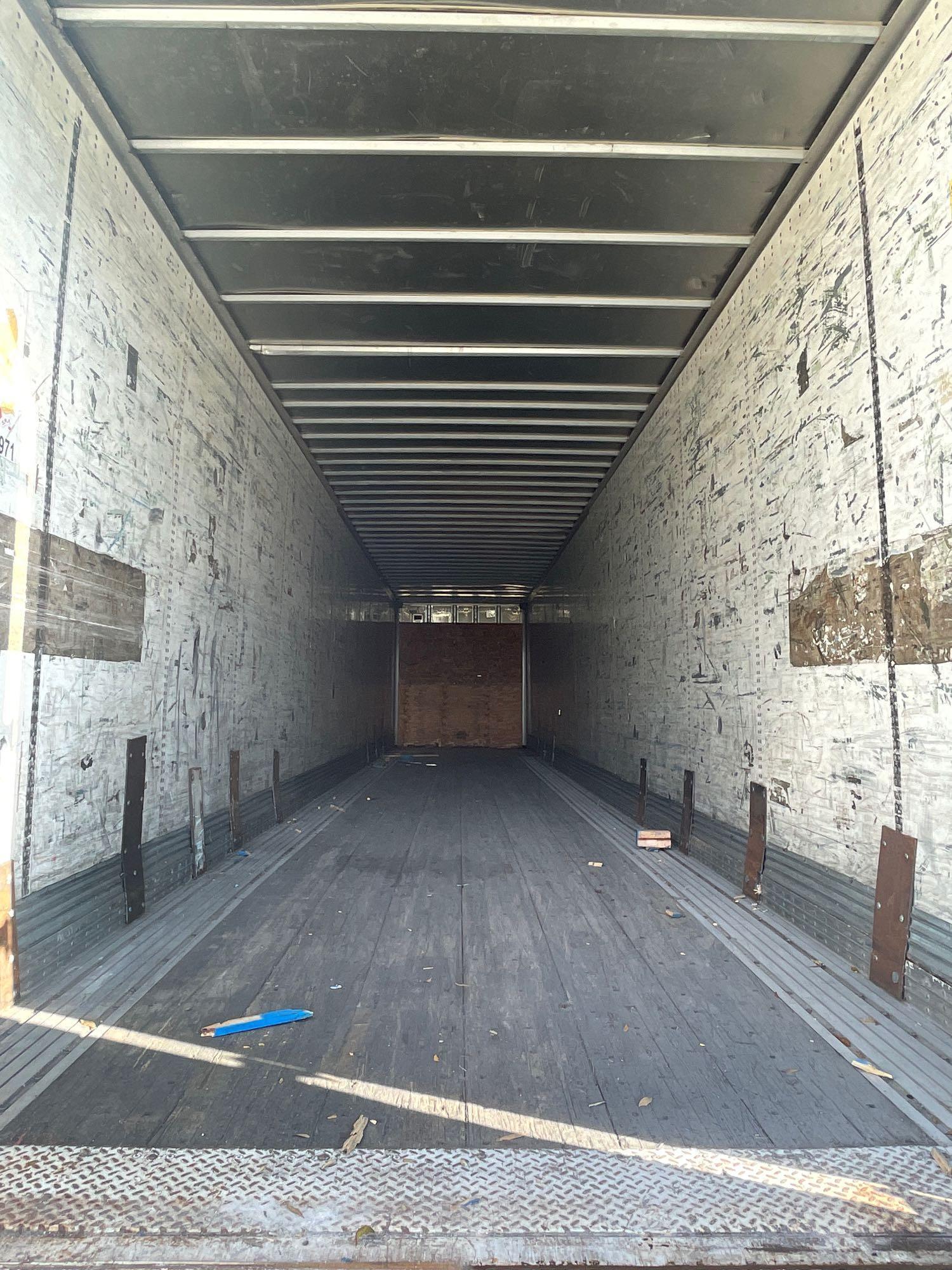 2000 Wabash 53ft T/A Box Van Semi Trailer