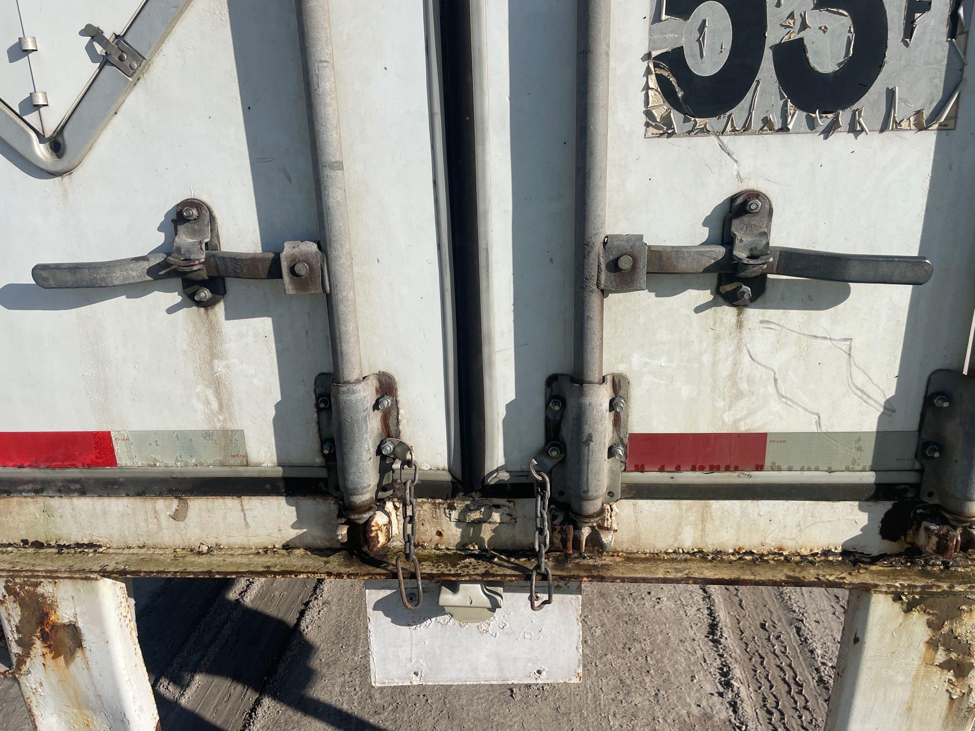 2000 Wabash 53ft T/A Box Van Semi Trailer
