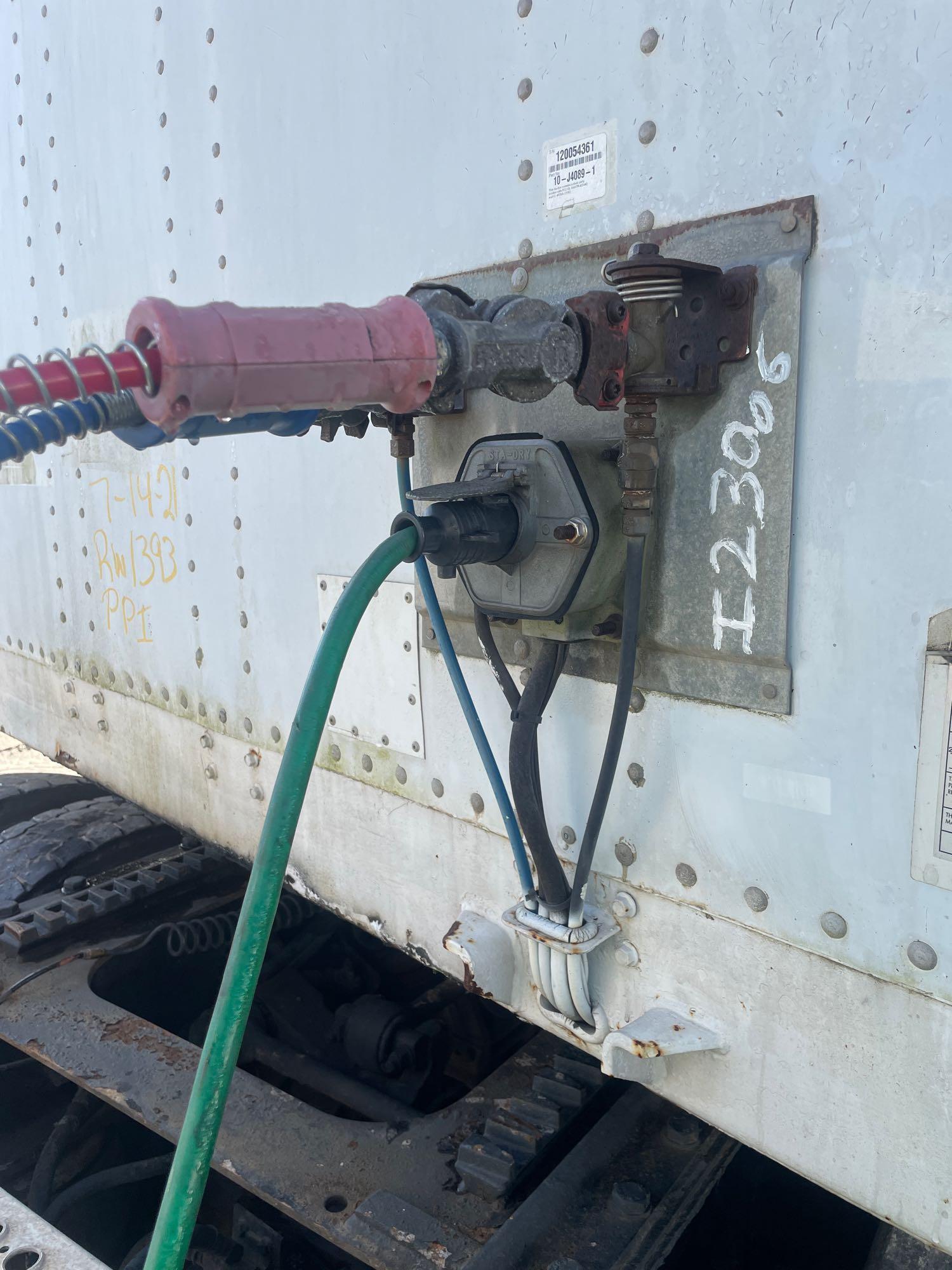 2000 Wabash 53ft T/A Box Van Semi Trailer