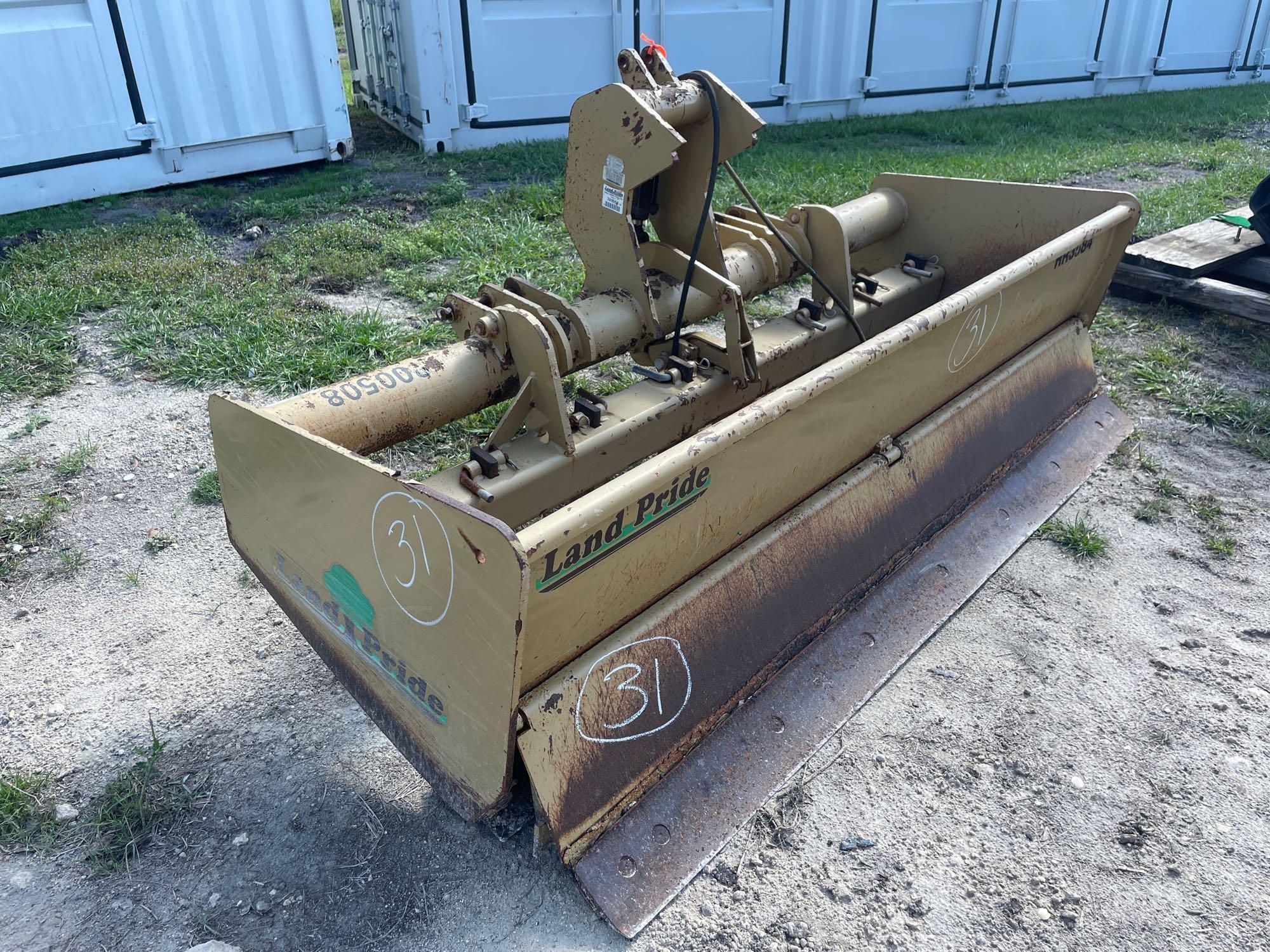 2012 Landpride HR3584 84in Box Blade with Scarifier