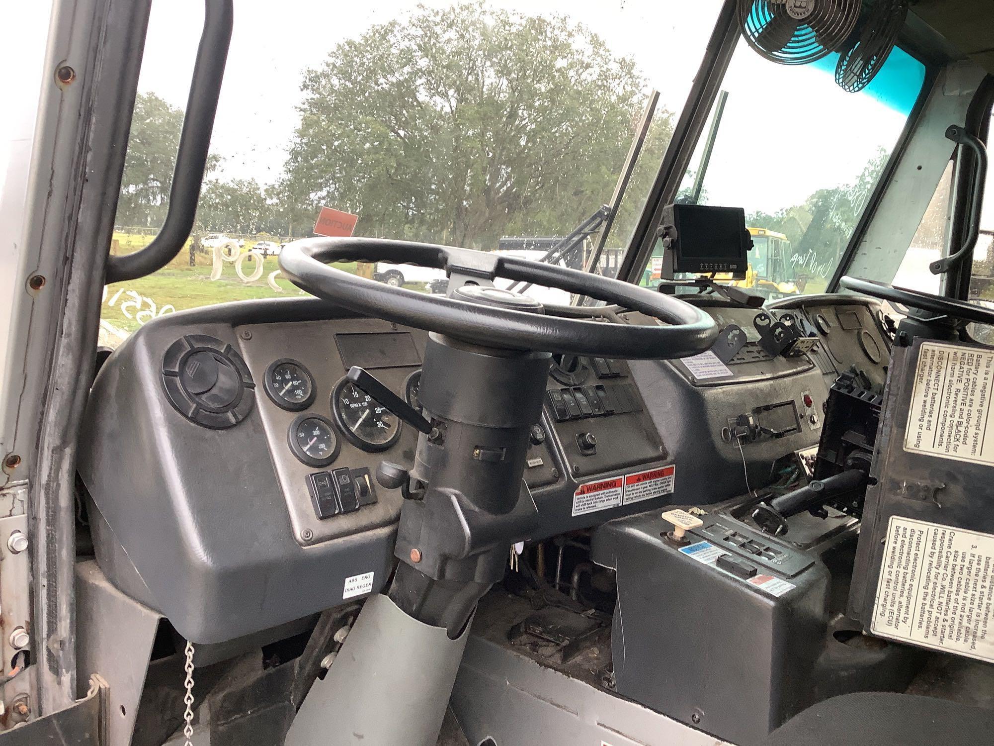 2013 Crane Carrier Co. Low Entry Rear Packer Garbage Truck