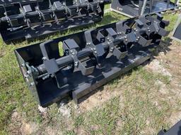 Unused 72in JCT Skid Steer Rotary Tiller