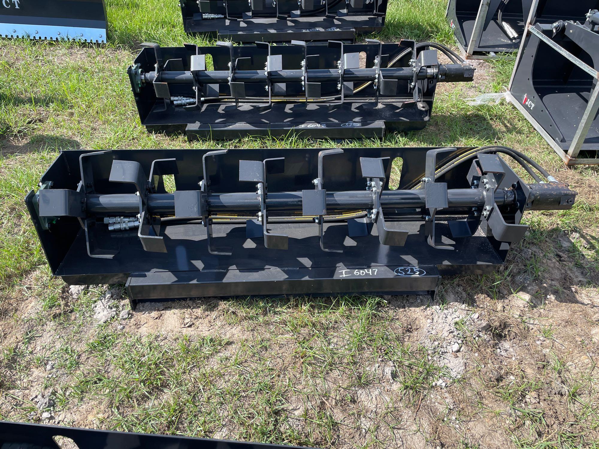 Unused 72in JCT Skid Steer Rotary Tiller
