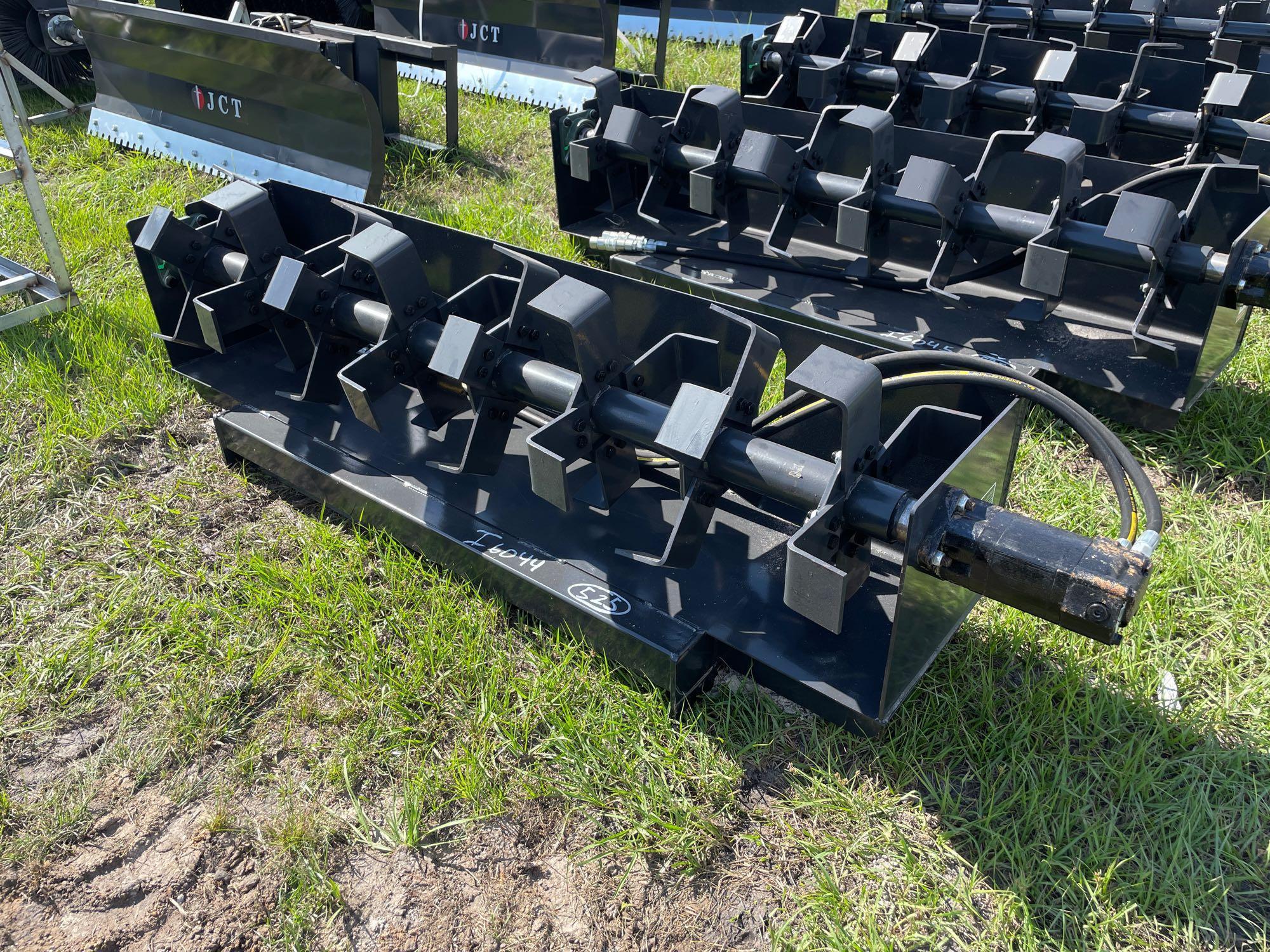 Unused 72in JCT Skid Steer Rotary Tiller