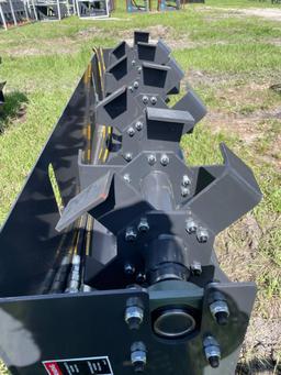 Unused 72in JCT Skid Steer Rotary Tiller