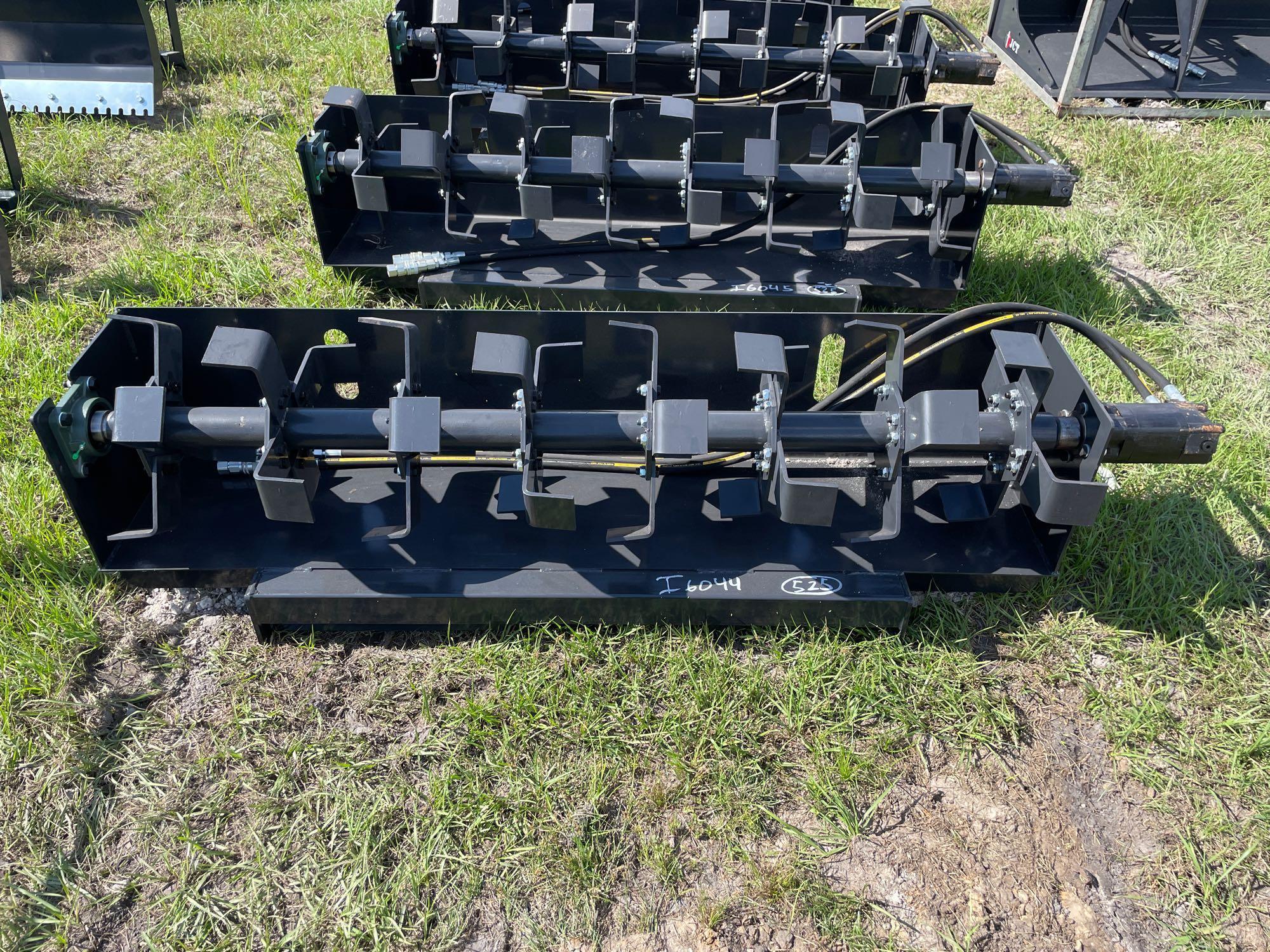 Unused 72in JCT Skid Steer Rotary Tiller
