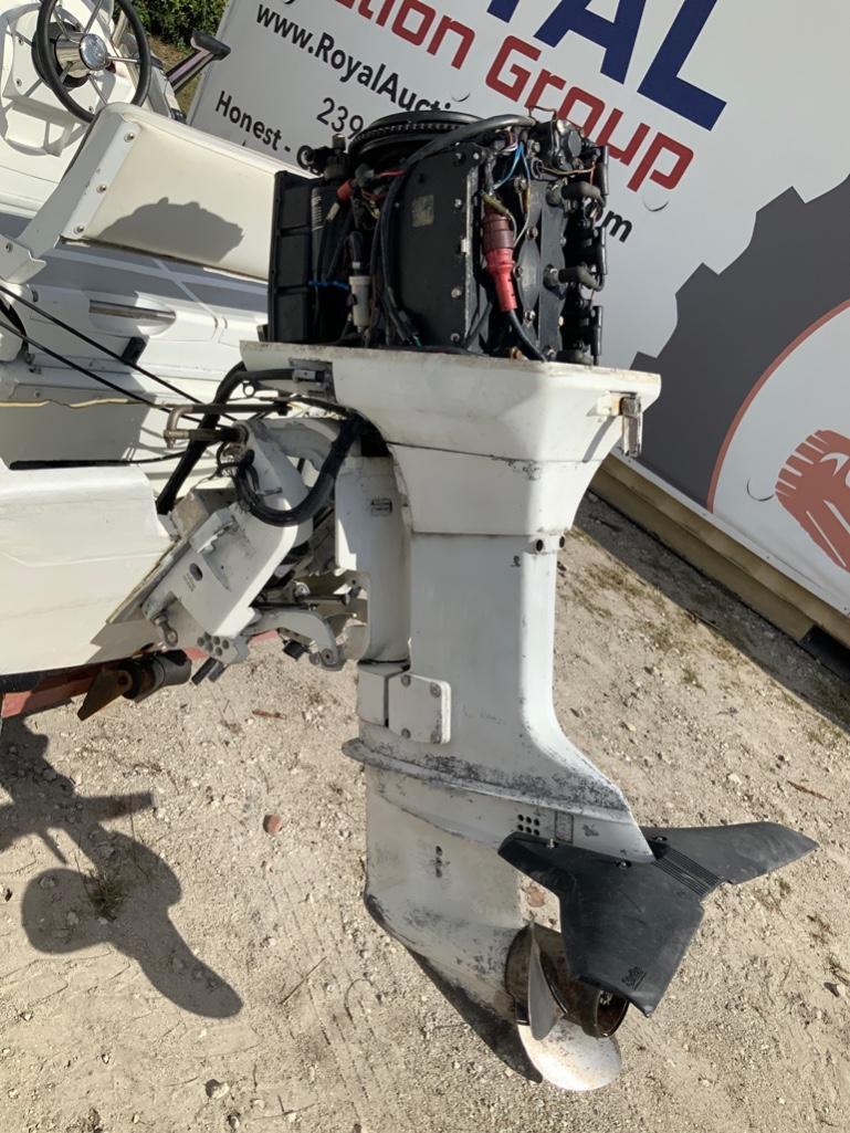 1987 Griff Craft Motor Boat with Trailer