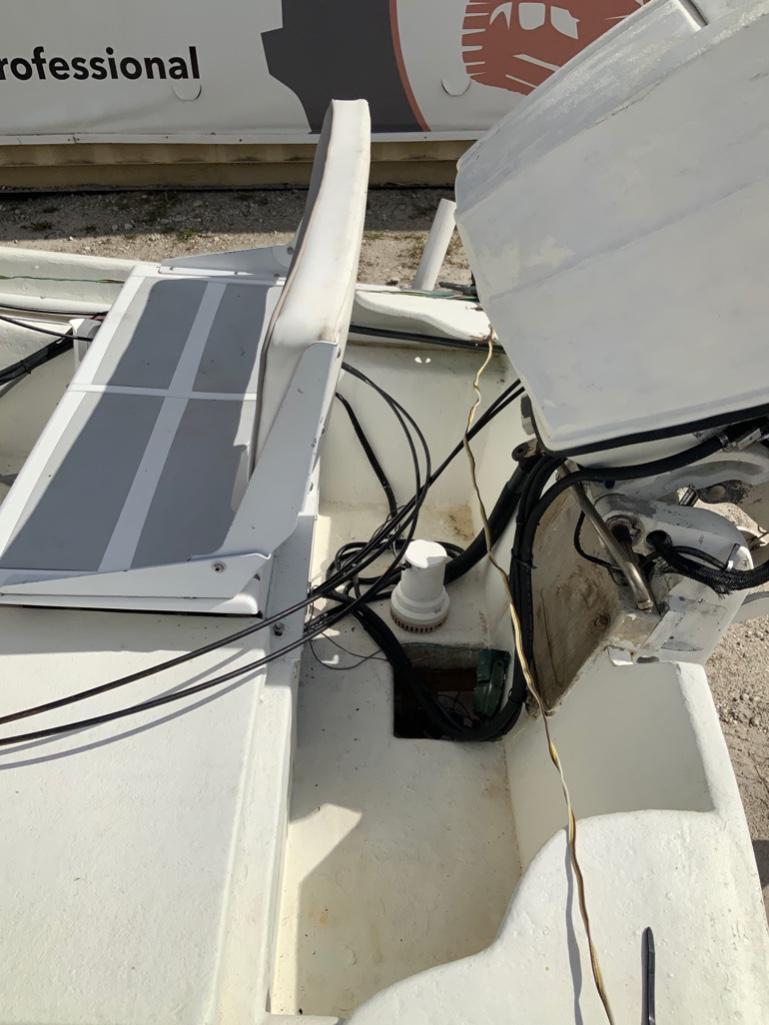 1987 Griff Craft Motor Boat with Trailer