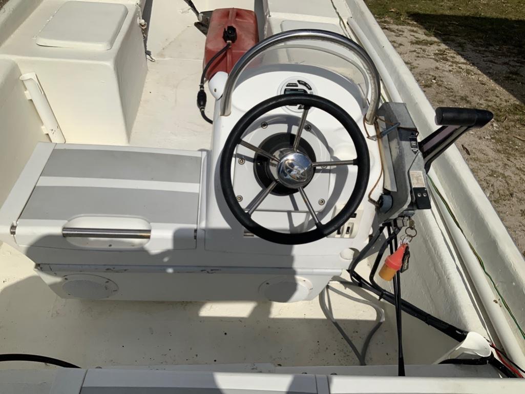 1987 Griff Craft Motor Boat with Trailer