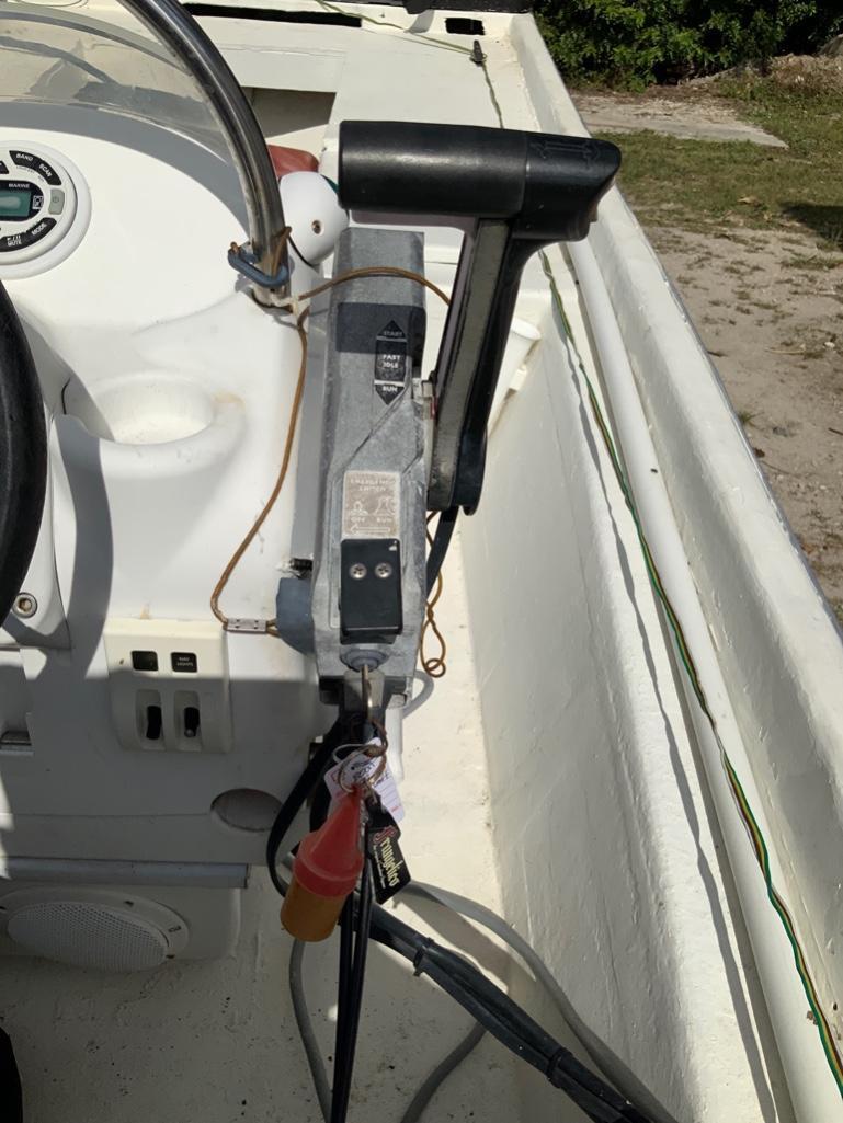 1987 Griff Craft Motor Boat with Trailer