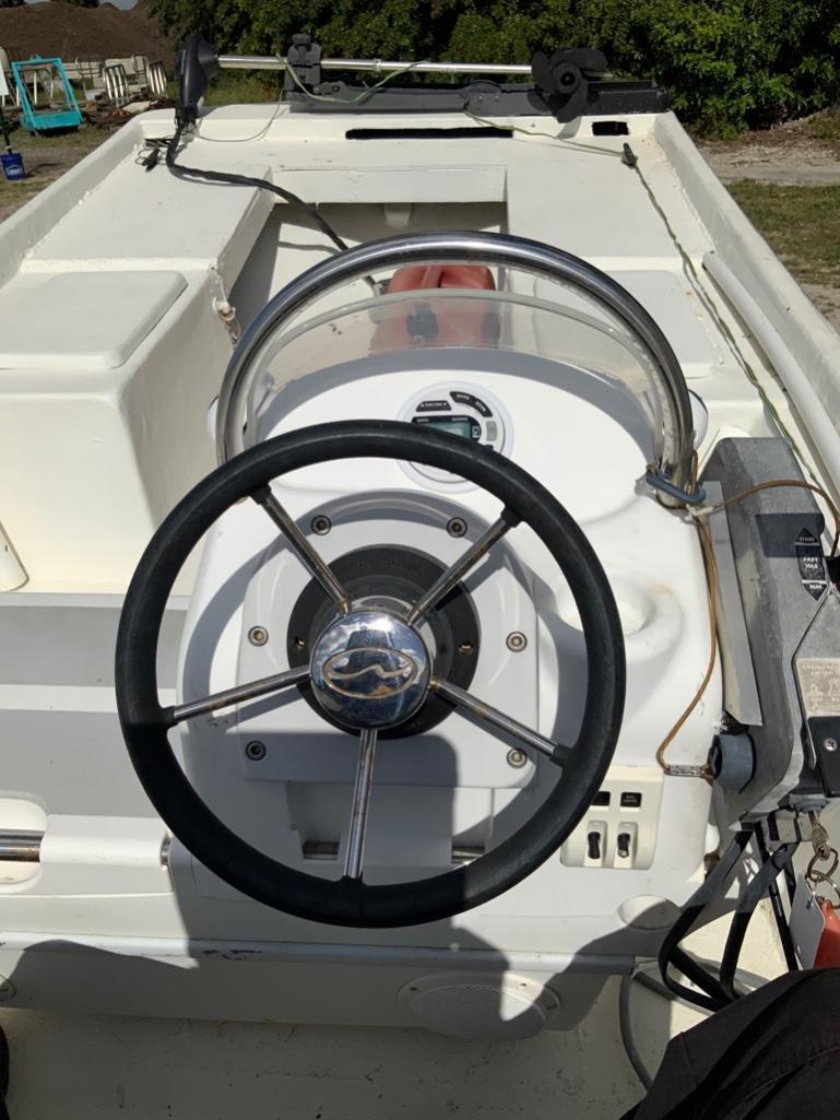 1987 Griff Craft Motor Boat with Trailer