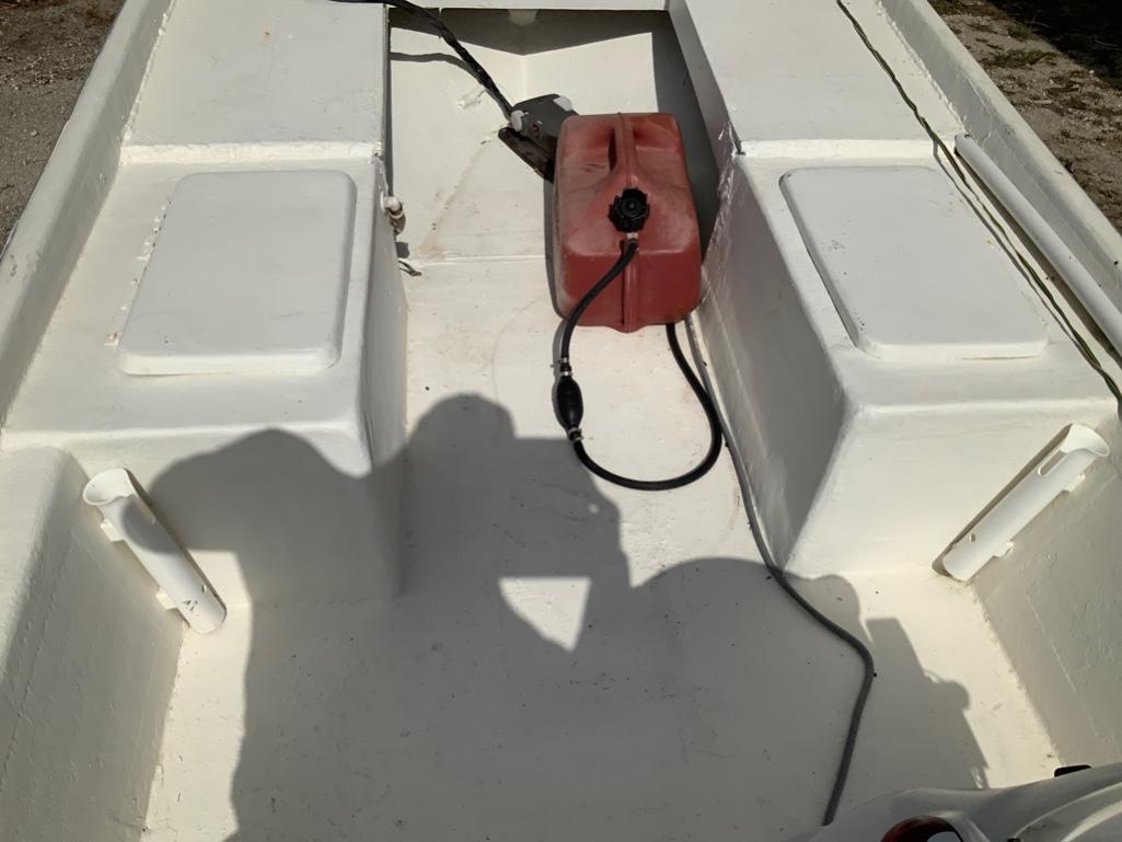 1987 Griff Craft Motor Boat with Trailer