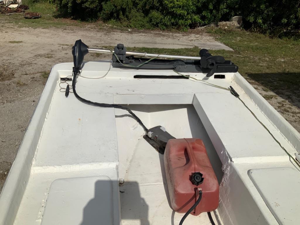 1987 Griff Craft Motor Boat with Trailer