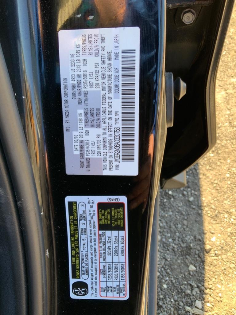 2010 Mazda CX-7 Sport Utility Vehicle