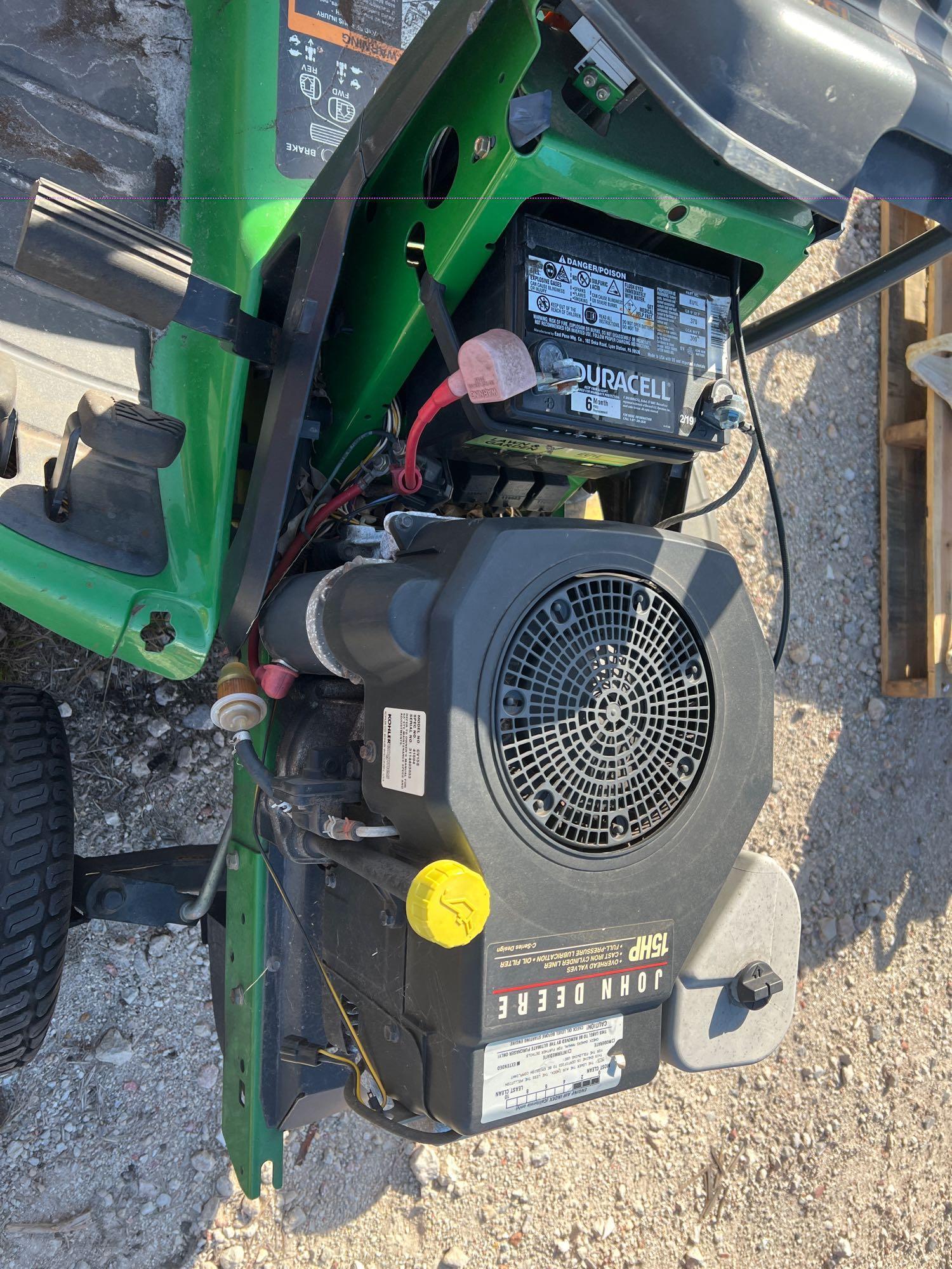 John Deere ride on mower