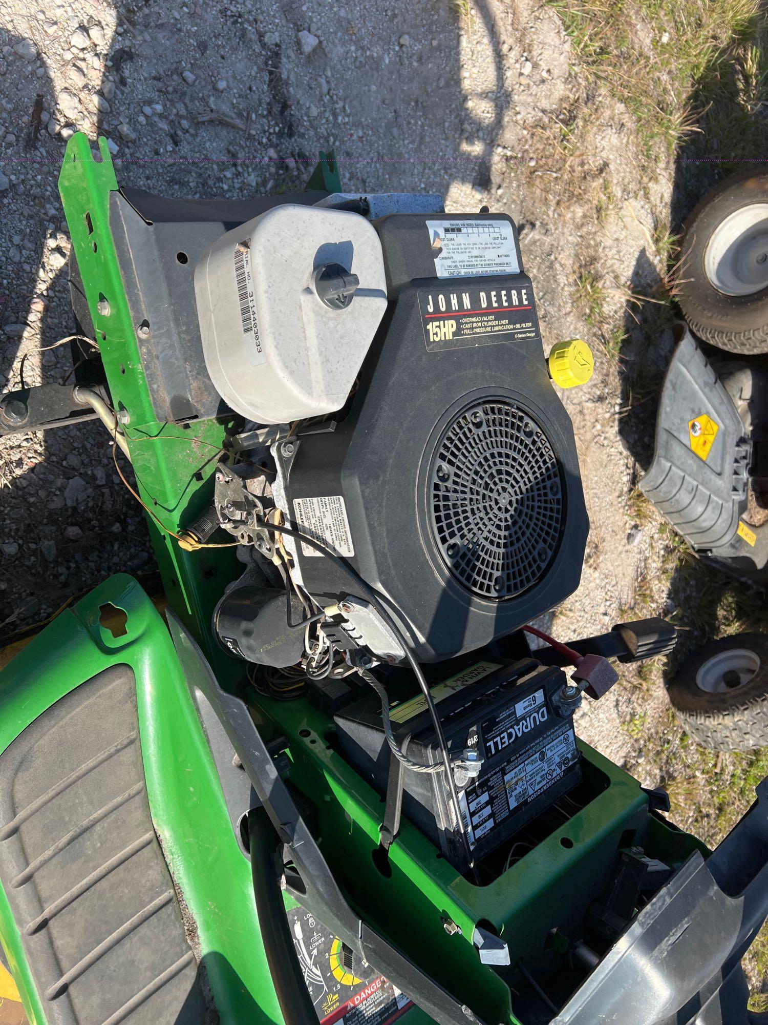 John Deere ride on mower