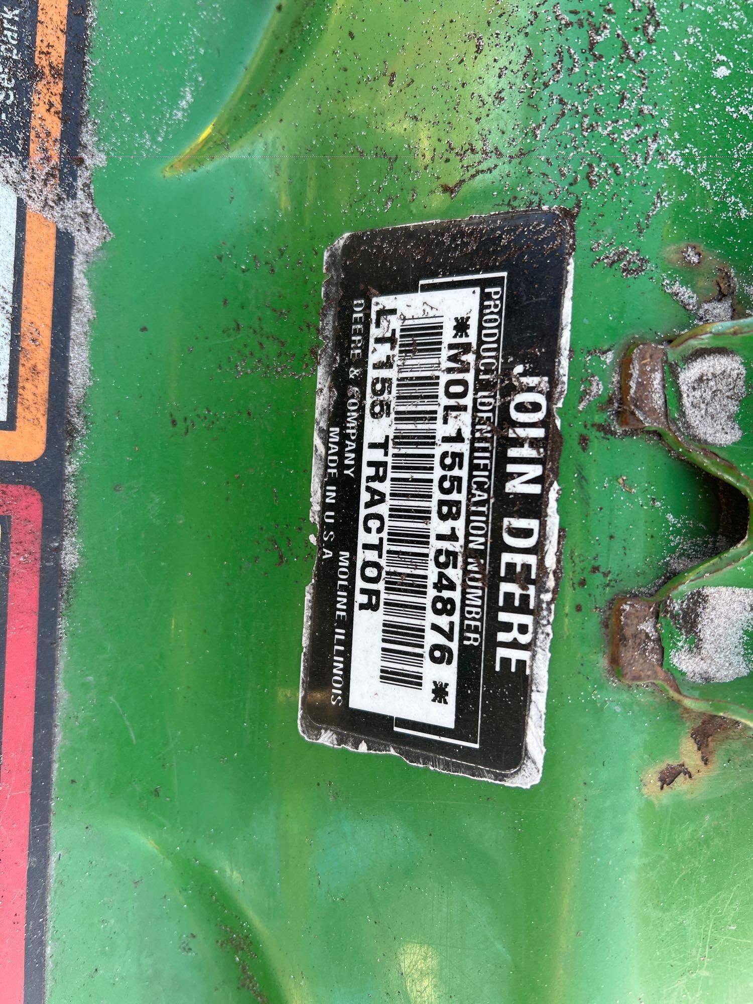 John Deere ride on mower