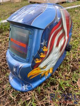 Unused Auto Darkening Welding Helmet