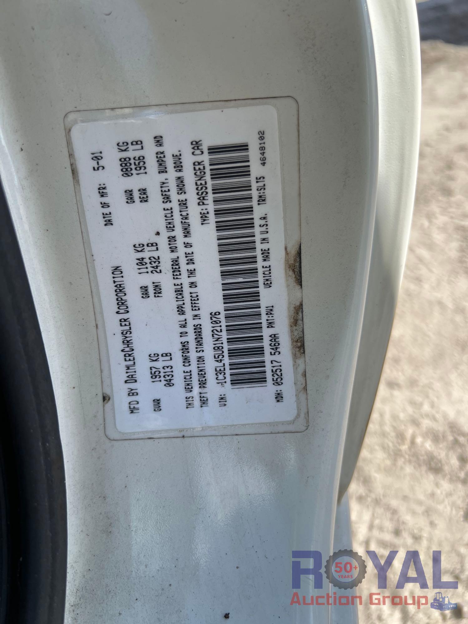 2001 Chrysler Sebring Convertible