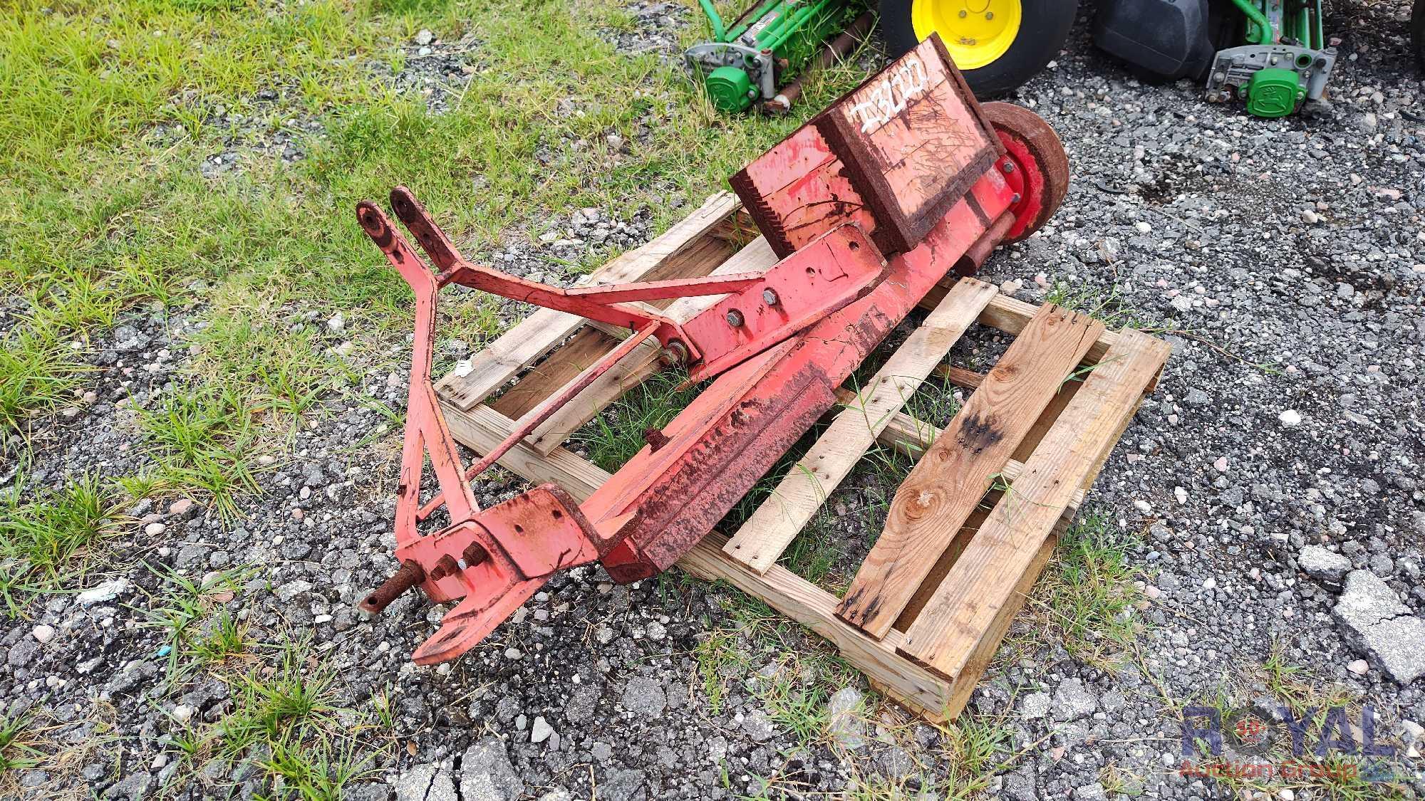 Tractor 3 Point Hitch Edger attachment