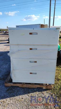 (2) Metal Filing Cabinets