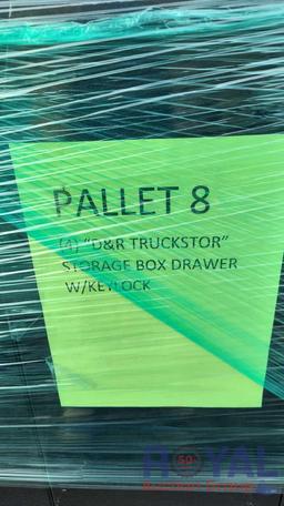 (4) D & R Truckstor Storage Drawers with Key Lock