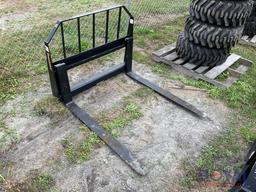 2022 48 Inch Tomahawk Pallet Fork Attachment