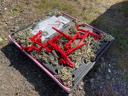 5,400 lbs. Ratchet Binders and 5/16 20 ft. G70 Chains