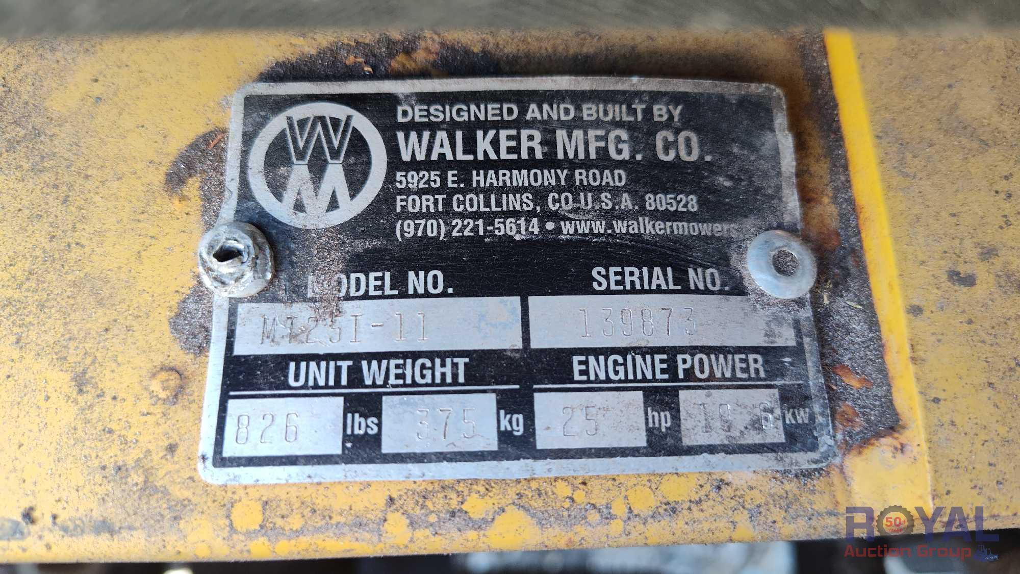 Walker MT25I GHS Zero Turn Mower
