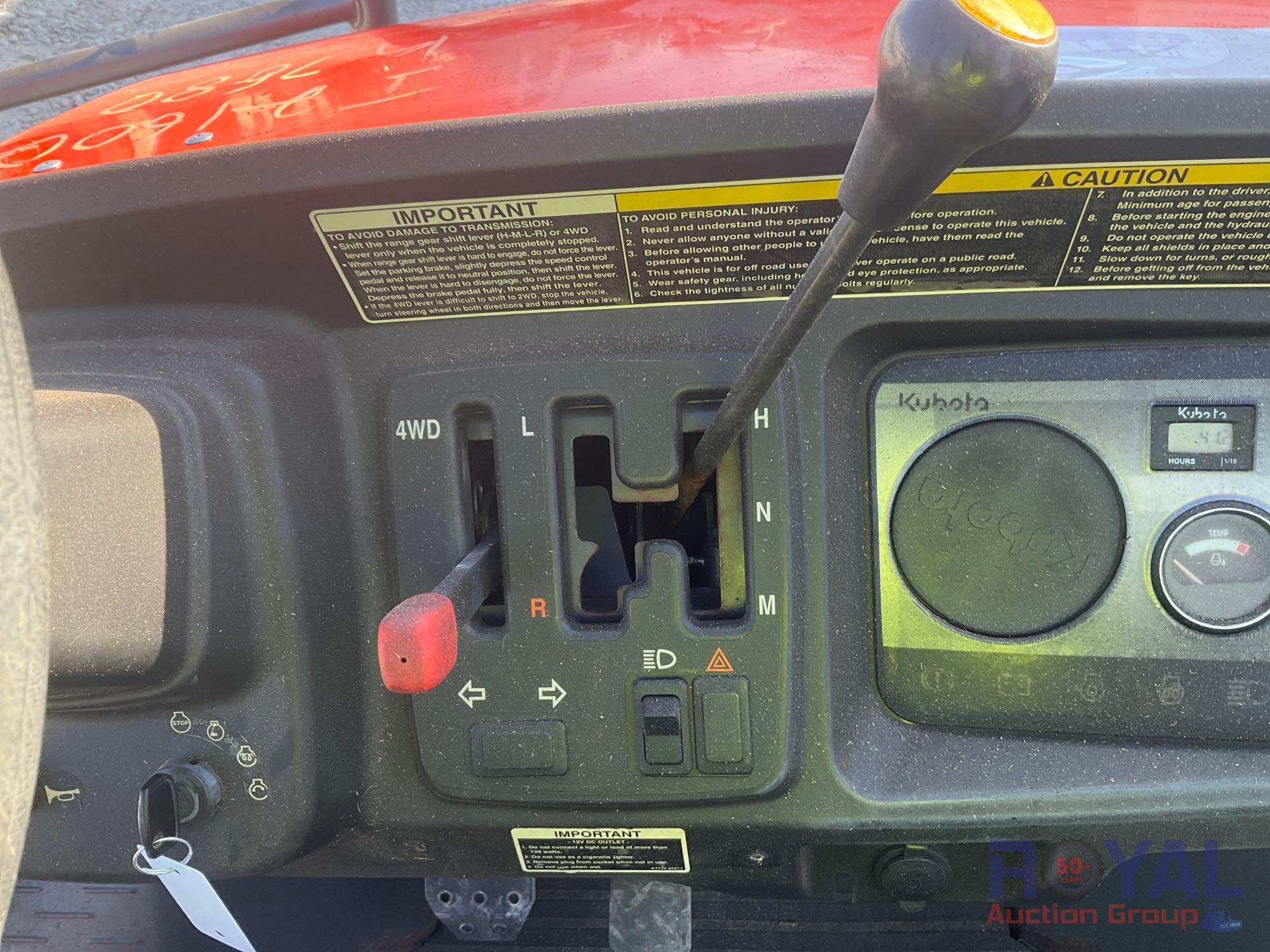 KUBOTA Diesel 4X4 UTV
