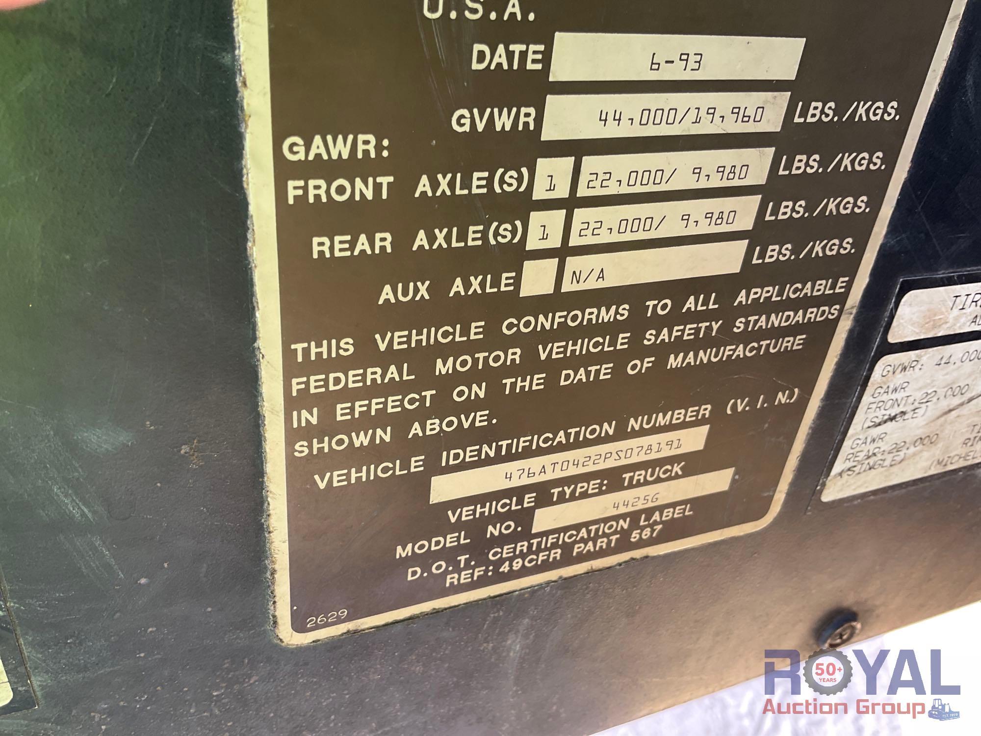 1993 Grove AT422 22-Ton 4x4 All Terrain Crane