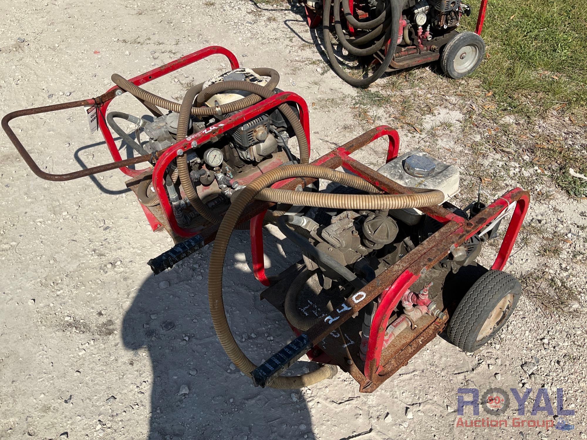 2 Hydrostatic Test Pumps