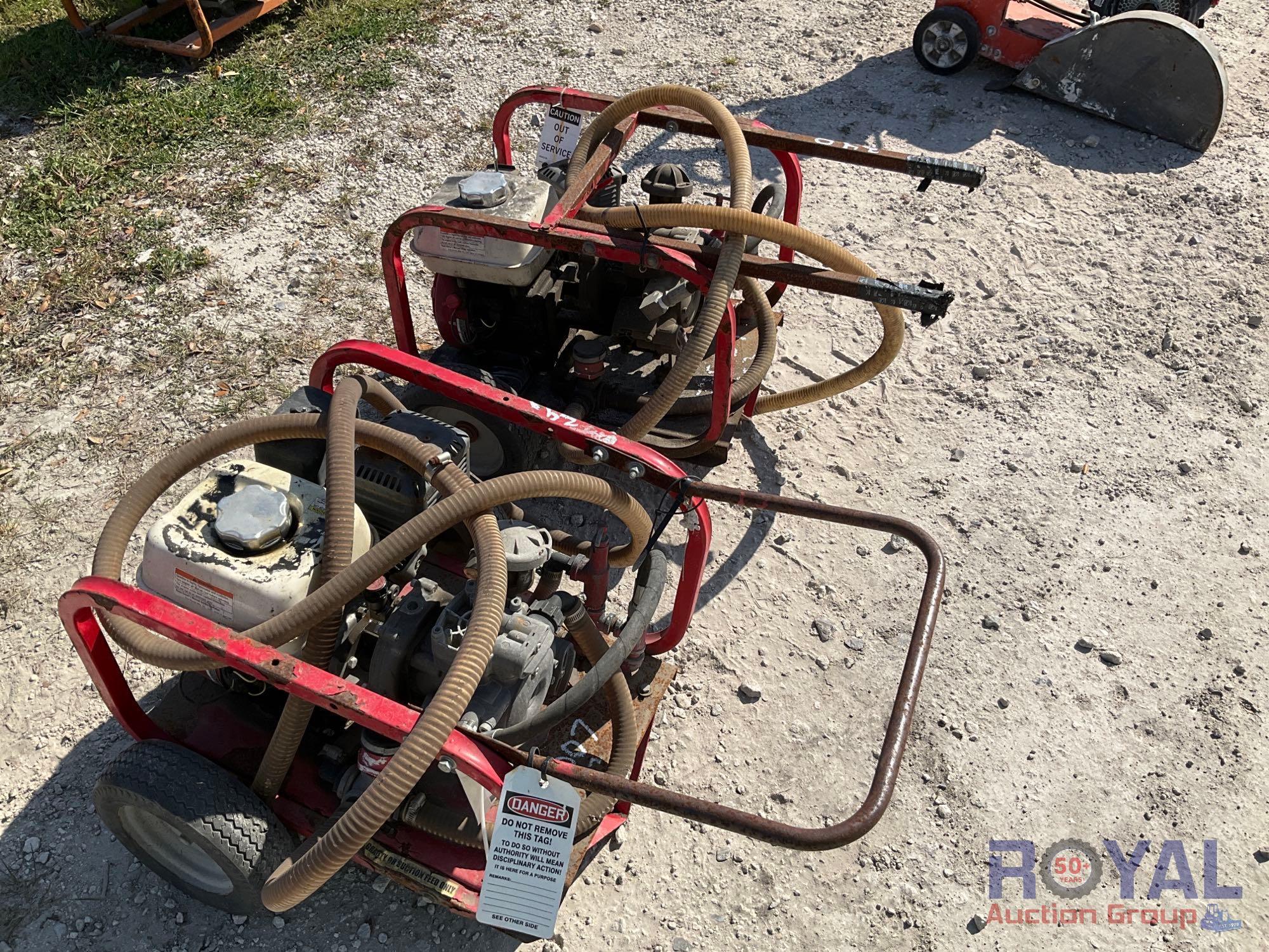2 Hydrostatic Test Pumps