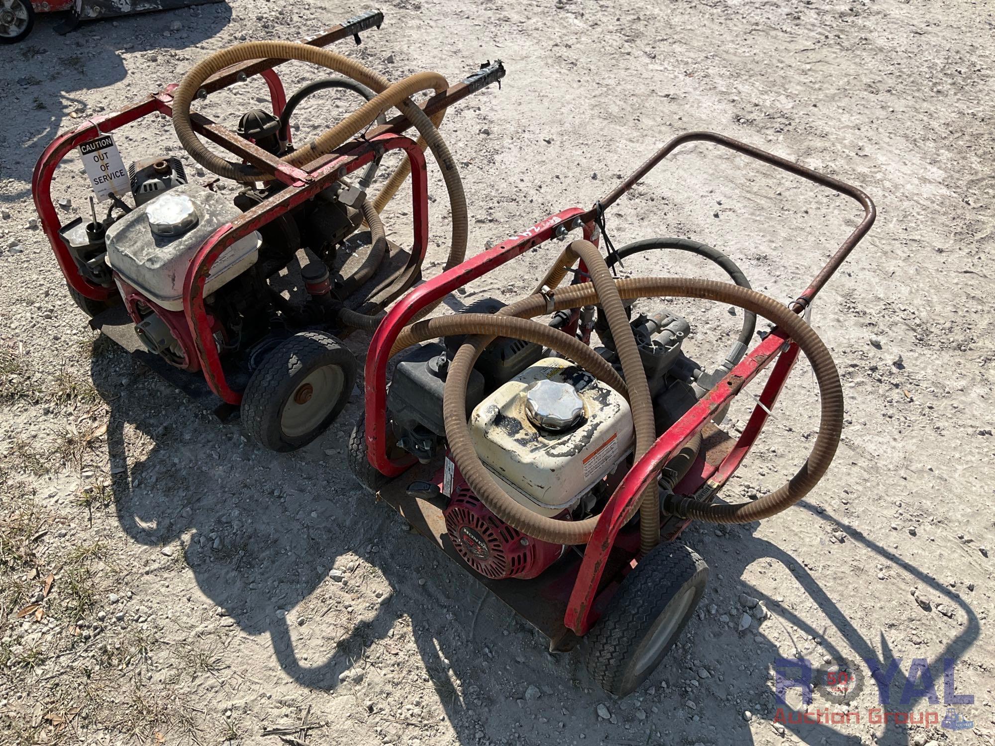 2 Hydrostatic Test Pumps