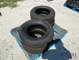 One Set of 4 ST225/75R15 Radial Trailer Tires...