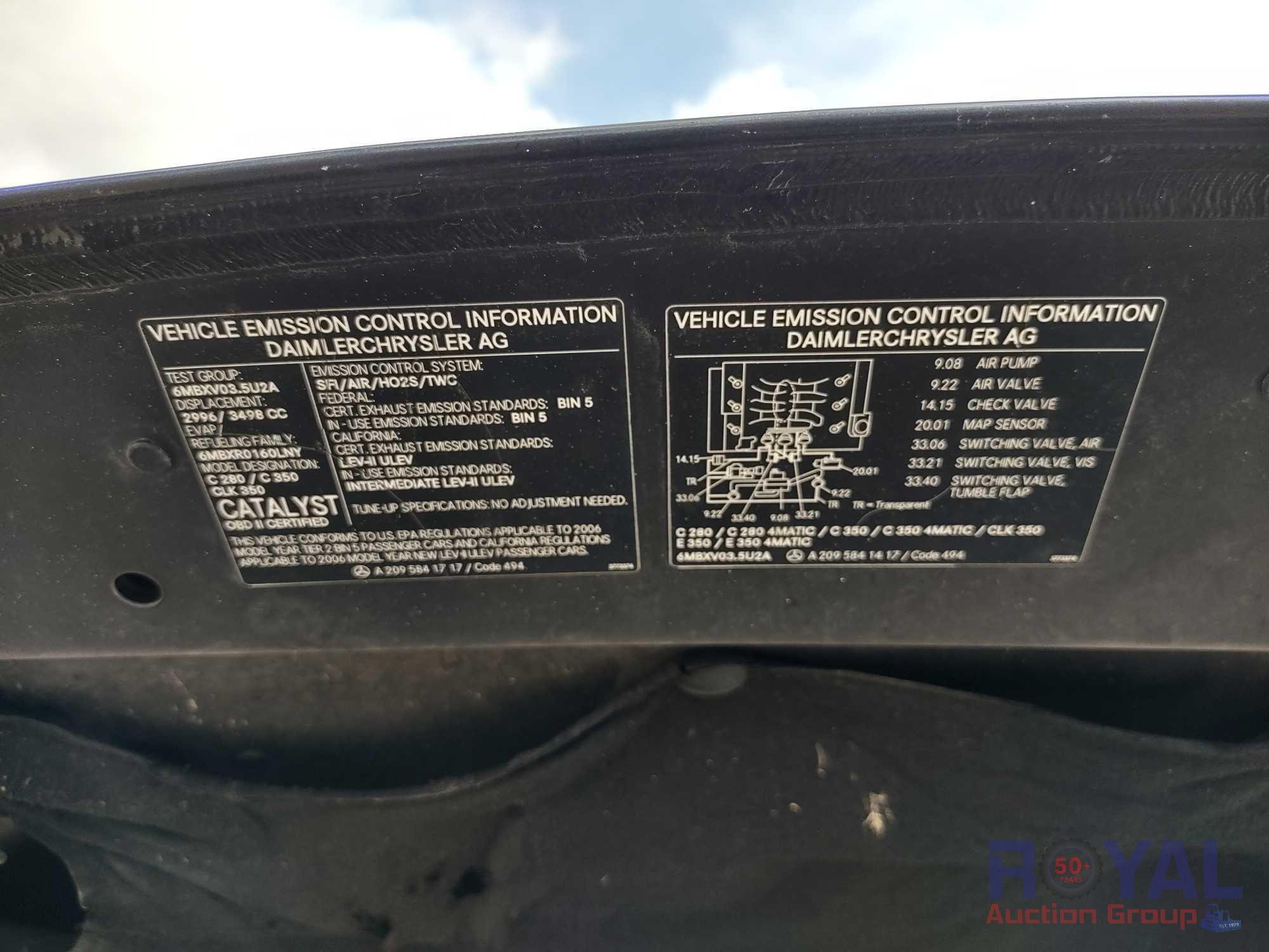 2006 Mercedes CLK 350 Convertible